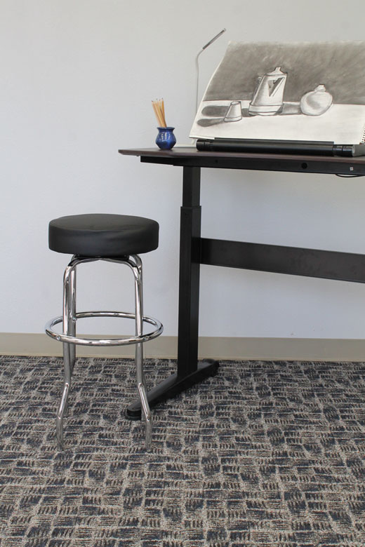 29" Chrome/Black Stool - Image 2