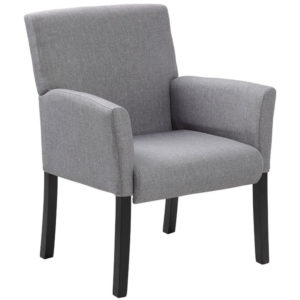 Boss Box Arm guest, accent or dining chair W/Black Base