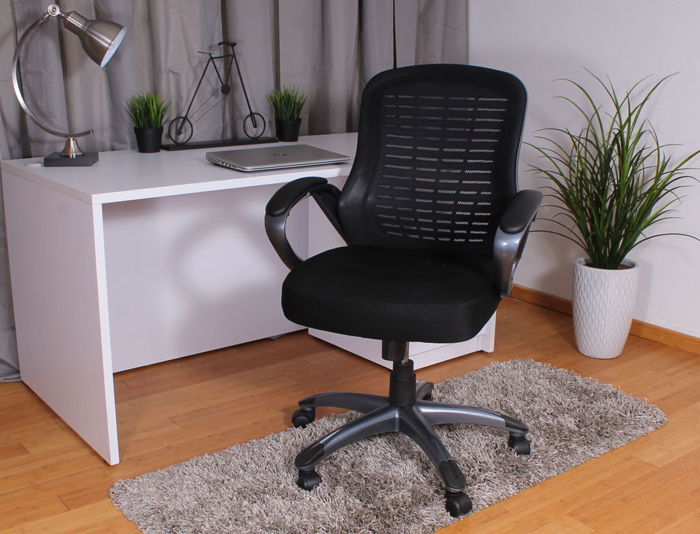 Boss Ribbed High Back Mesh Chair - Image 3
