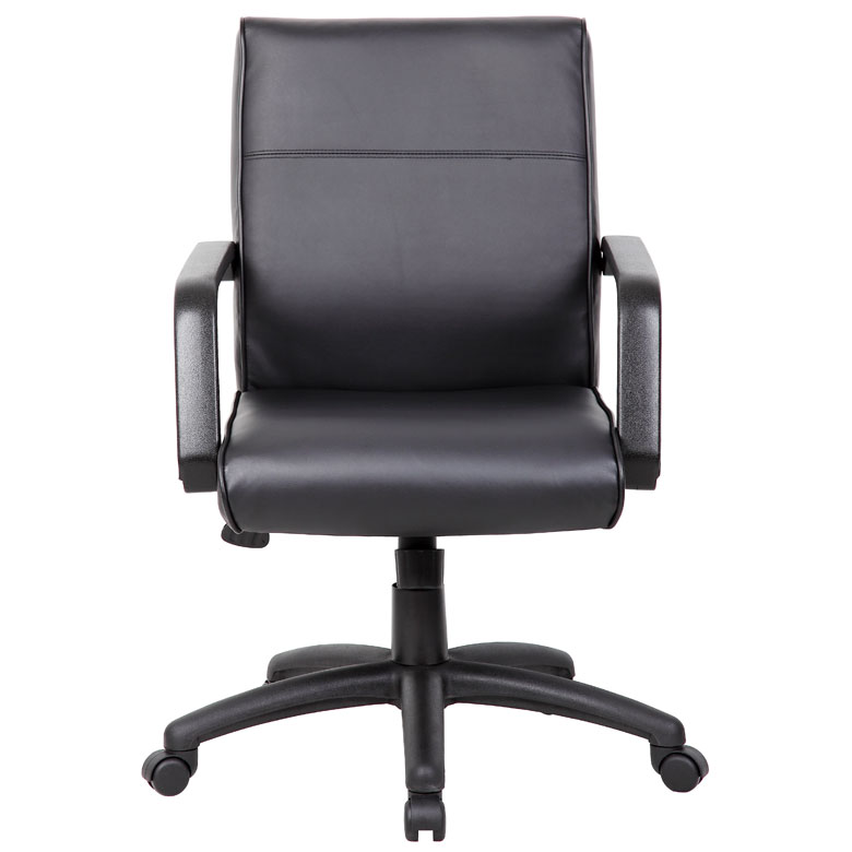 Boss Mid Back Executive Chair In LeatherPlus - Image 3