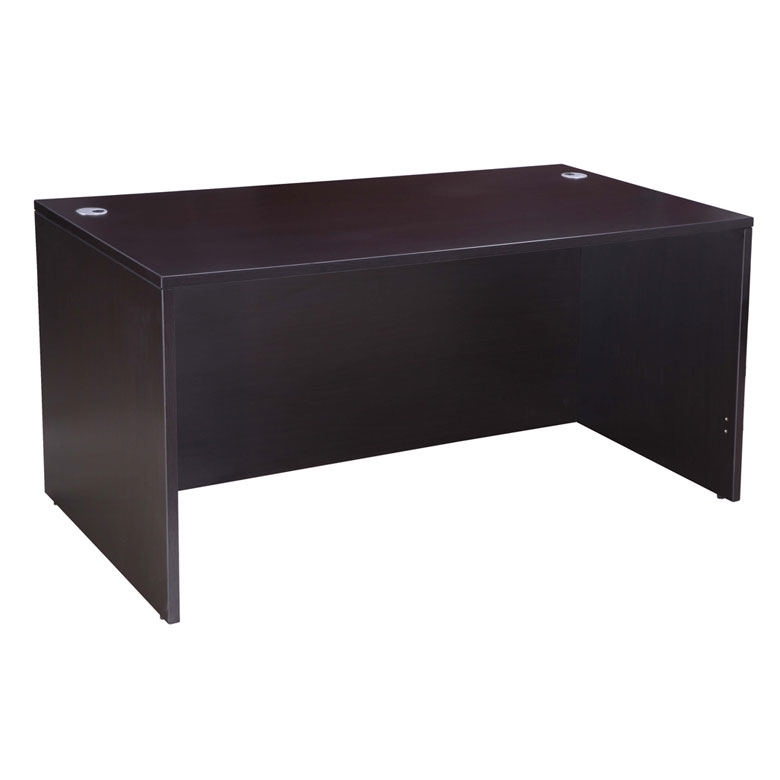 Boss Desk Shell, 60"W X 30"D, Mocha