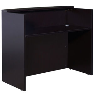 Boss 48" Reception Desk, Mocha