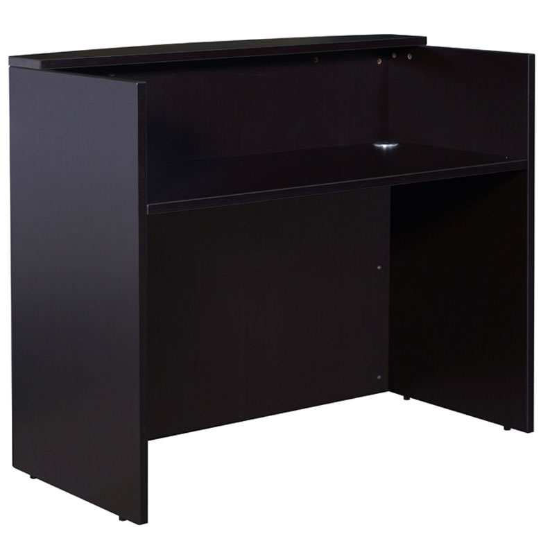 Boss 48" Reception Desk, Mocha
