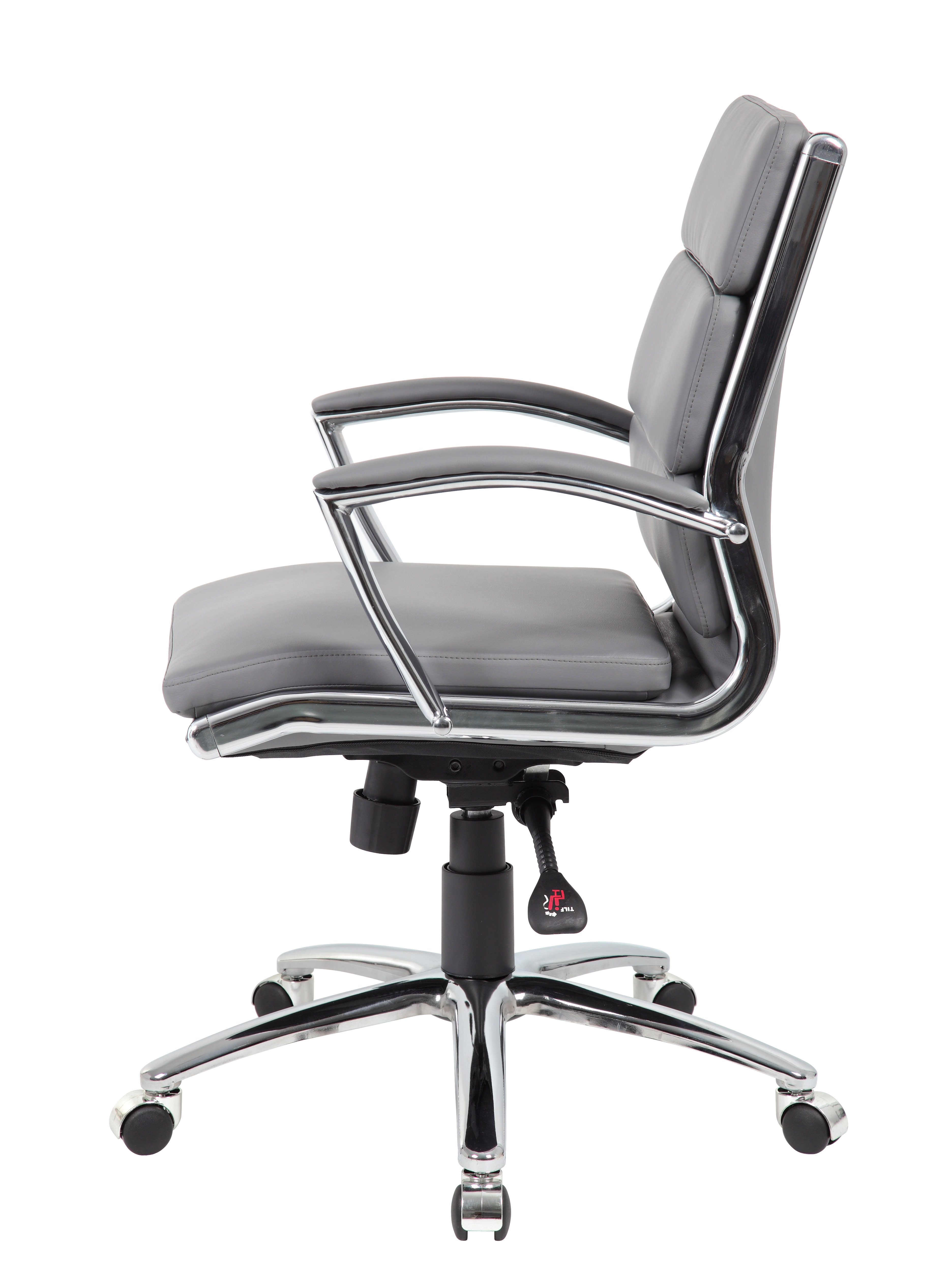 Boss Caressoftplus Vinyl Executive Mid-Back Chair - Image 10