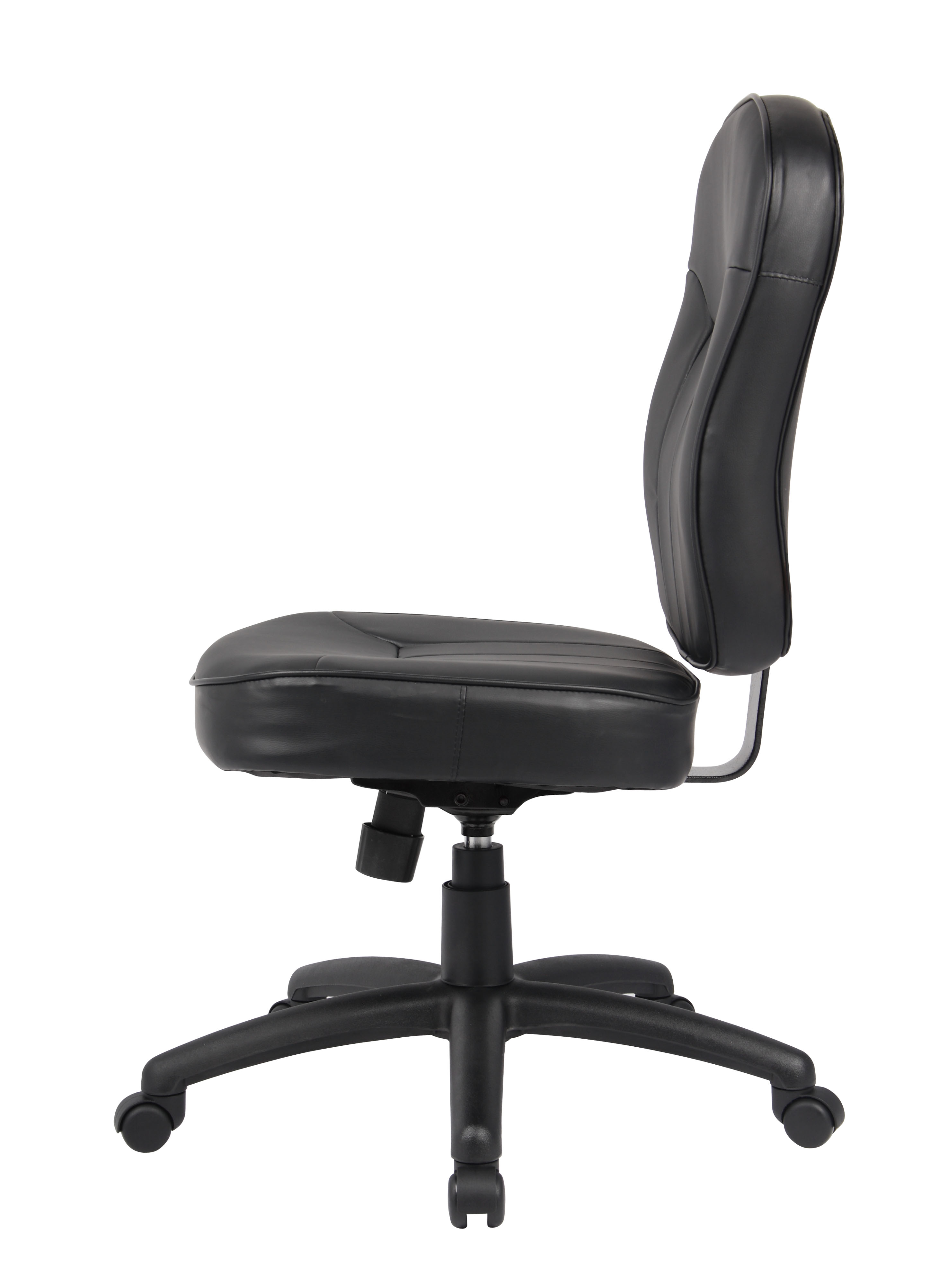 Boss Black Leather Task Chair - Image 7