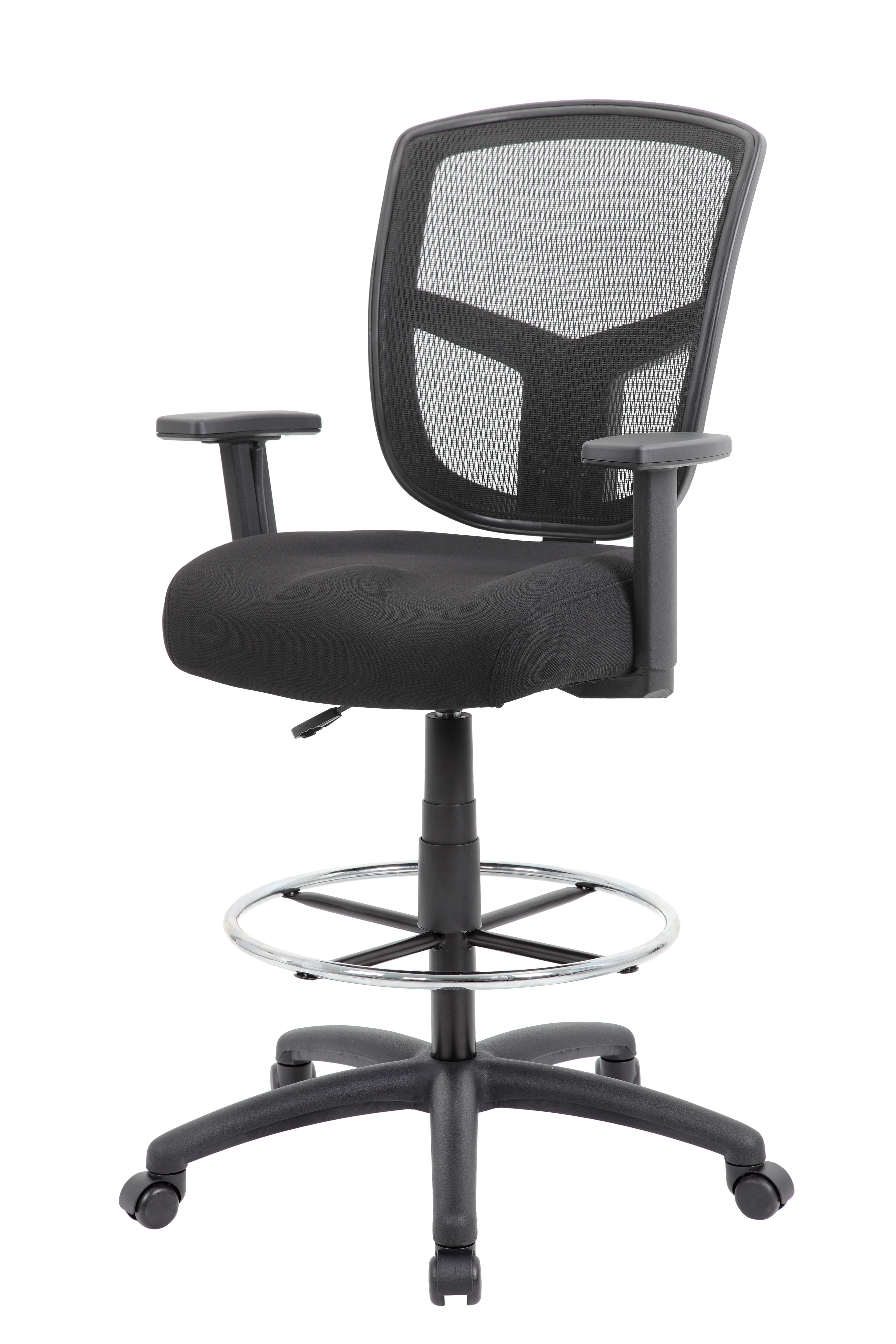 Boss Contract Mesh Drafting Stool - Image 7