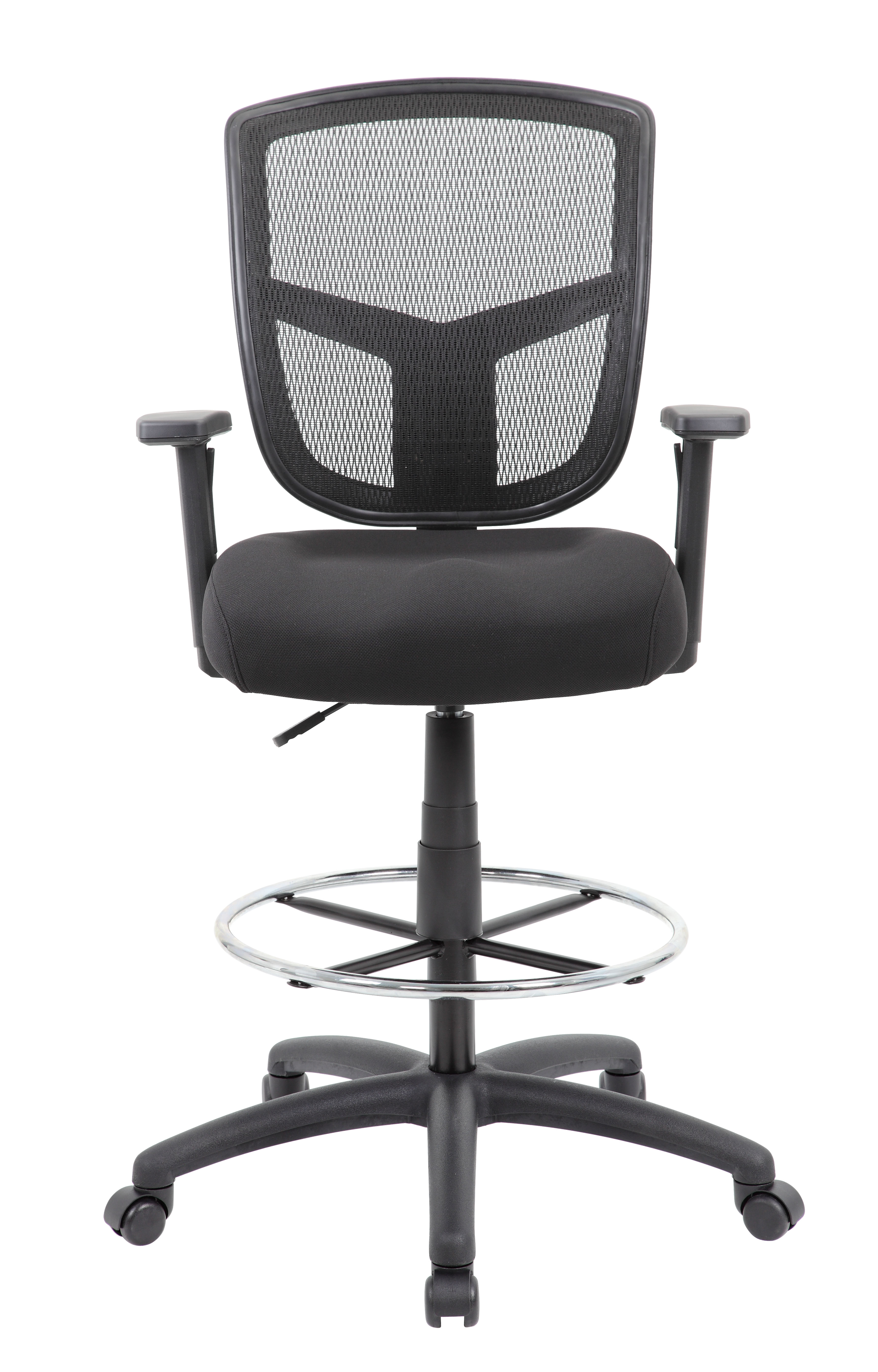 Boss Contract Mesh Drafting Stool - Image 8