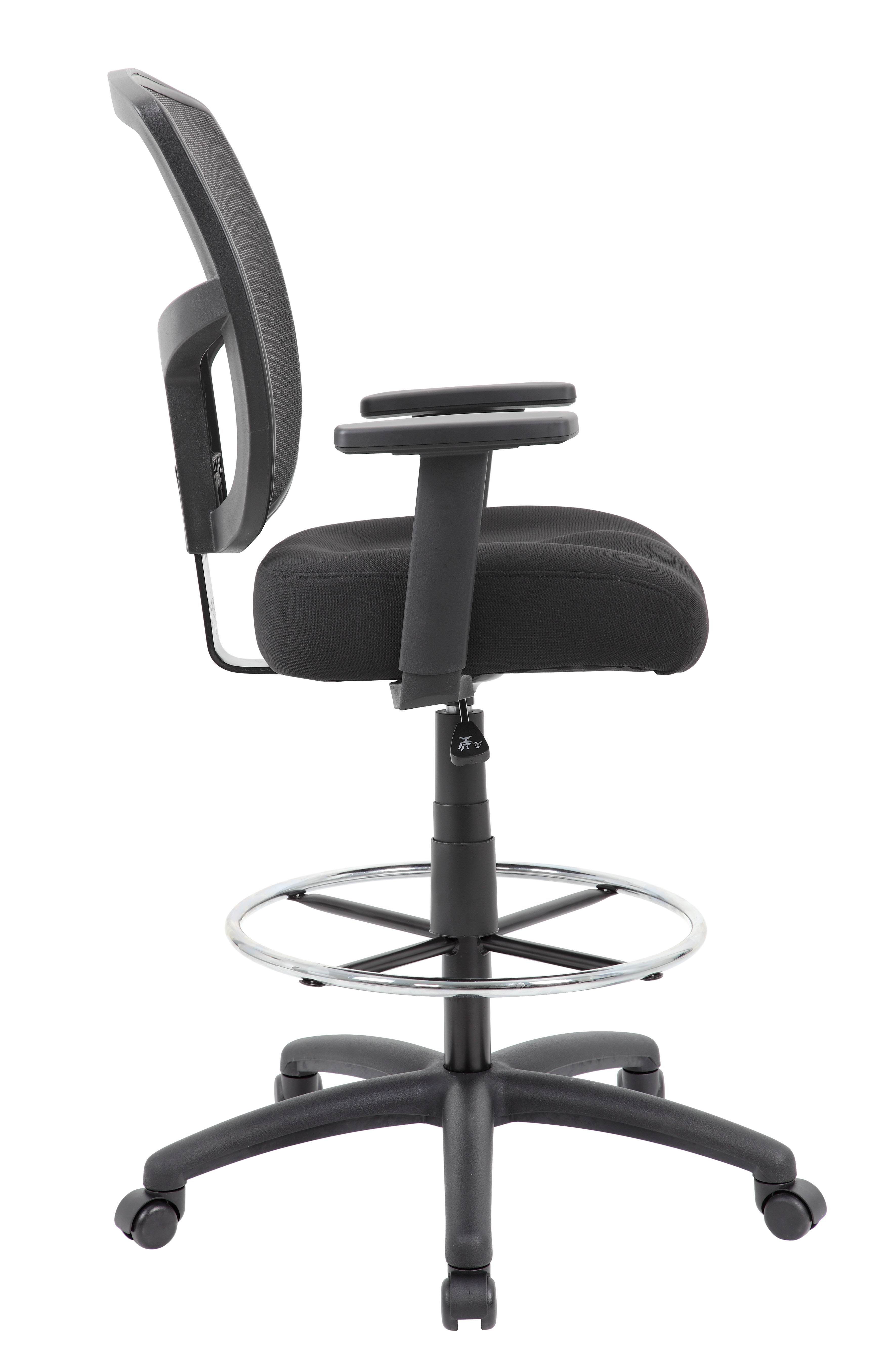 Boss Contract Mesh Drafting Stool - Image 4