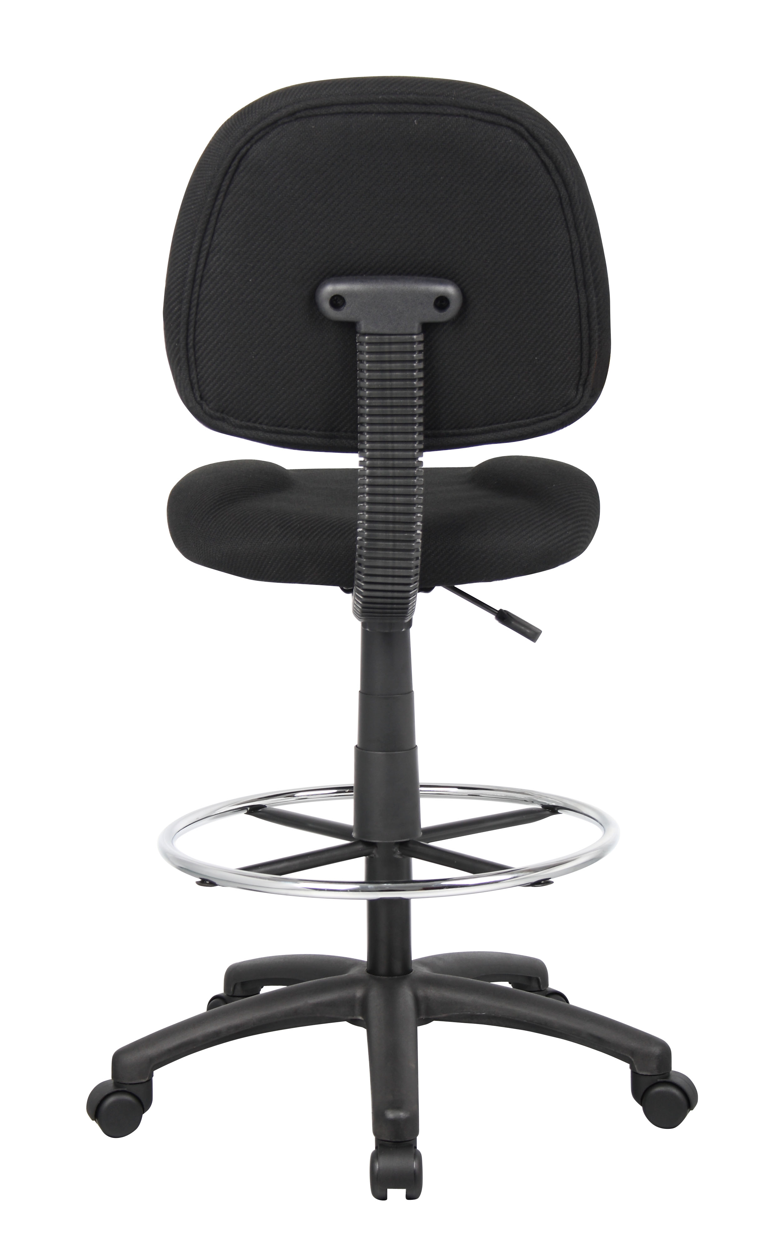 Boss Ergonomic Works Adjustable Drafting Chair without Arms, Black - Image 7