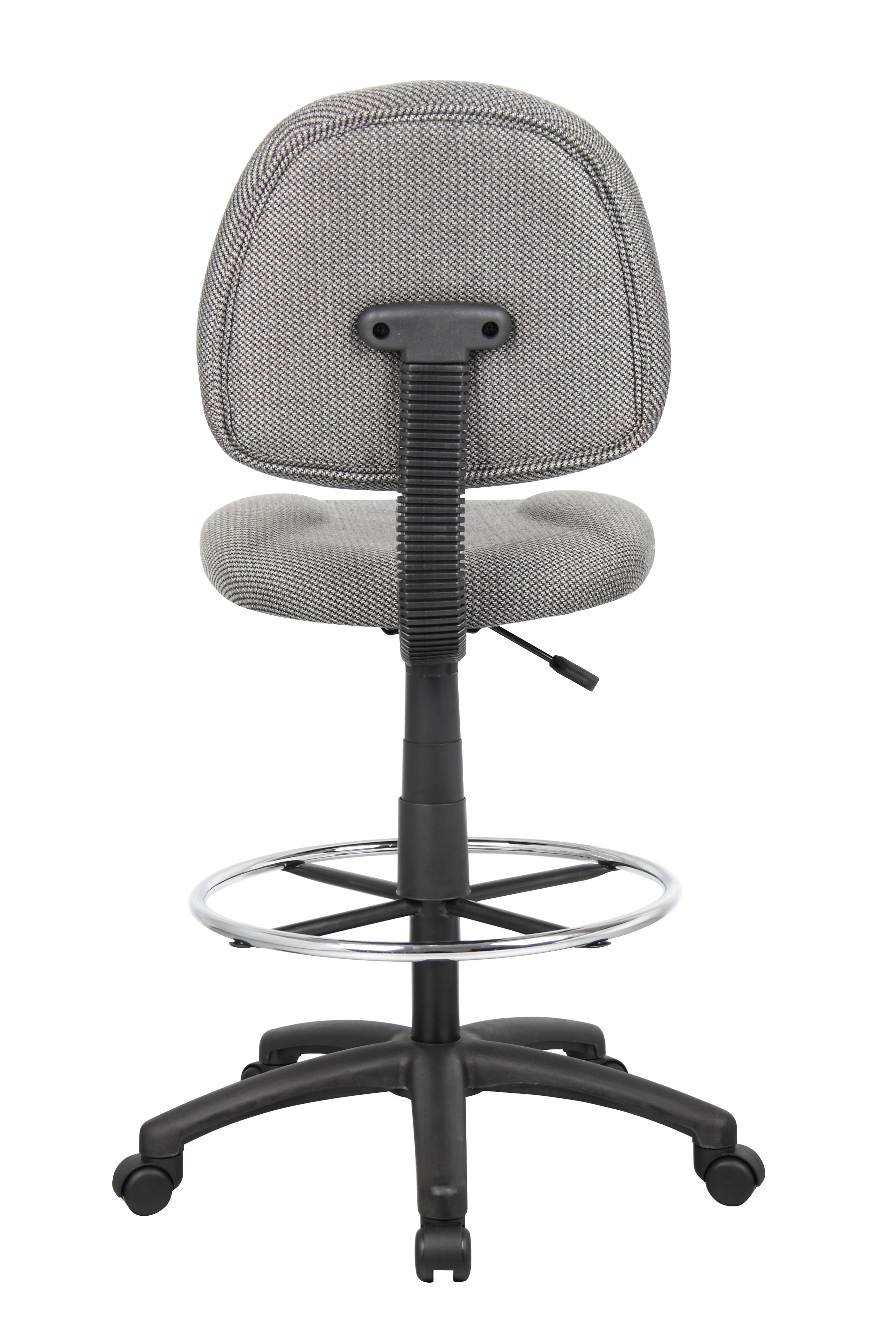 Boss Ergonomic Works Adjustable Drafting Chair without Arms, grey - Image 6