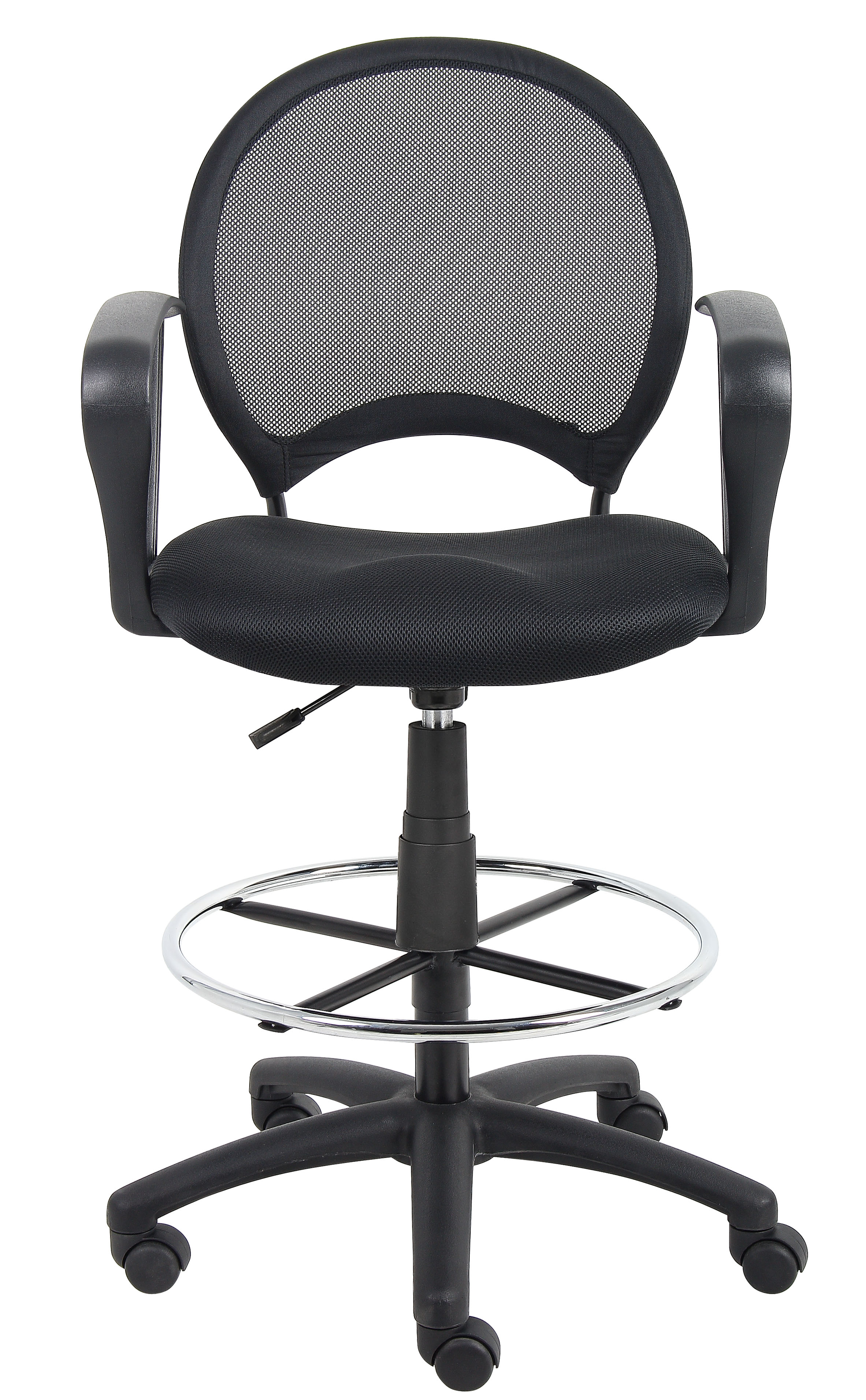 Boss Mesh Drafting Stool W/ Loop Arms - Image 5