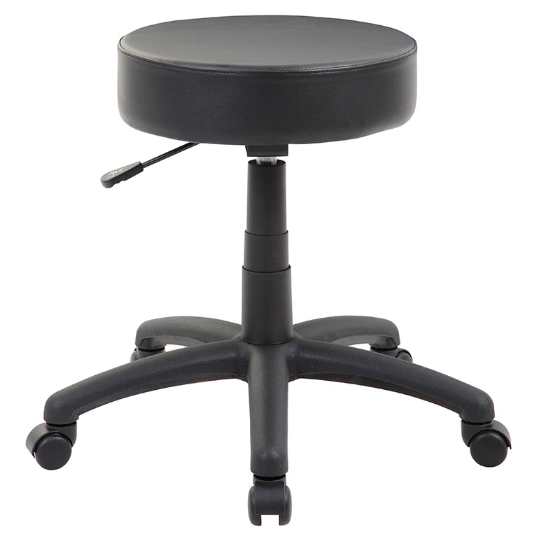 Boss Office AM Vinyl DOT stool, Black