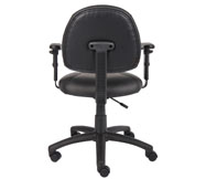 Boss Black Posture Chair W/ Adjustable Arms - Image 4