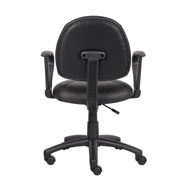 Boss Black Posture Chair W/ Loop Arms - Image 4