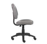Boss Perfect Posture Deluxe Office Task Chair without Arms, Grey - Image 9