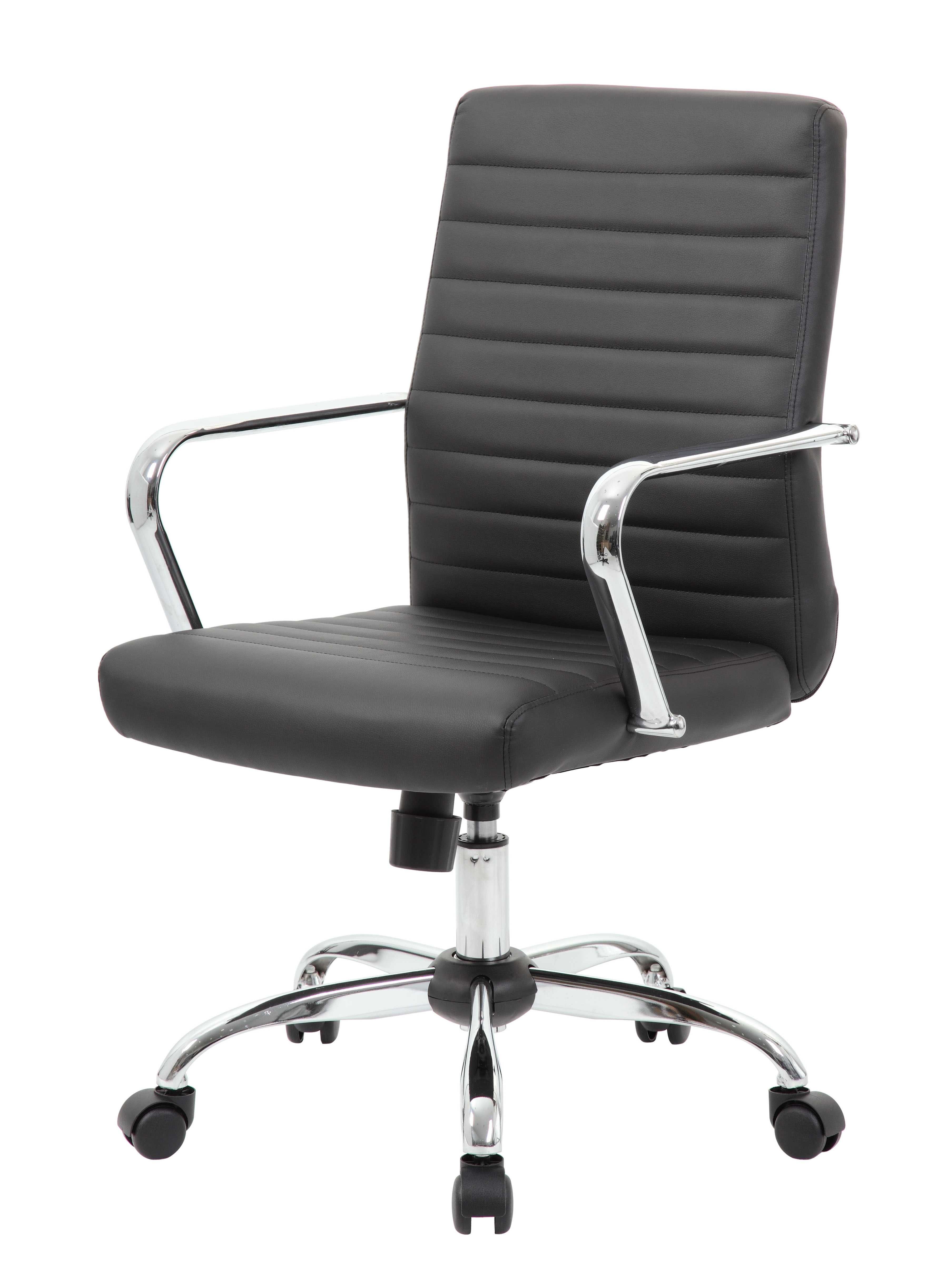 Boss Retro Task Chair with Chrome Fixed Arms - Image 5