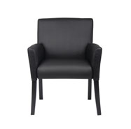 Boss Box Arm guest, accent or dining chair W/Black Base - Image 4