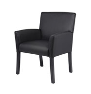 Boss Box Arm guest, accent or dining chair W/Black Base - Image 5