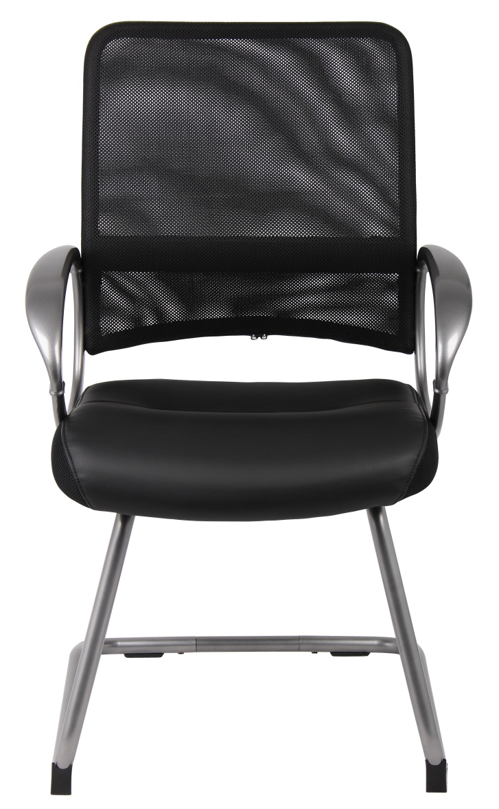 Boss Mesh Back W/ Pewter Finish Guest Chair - Image 3