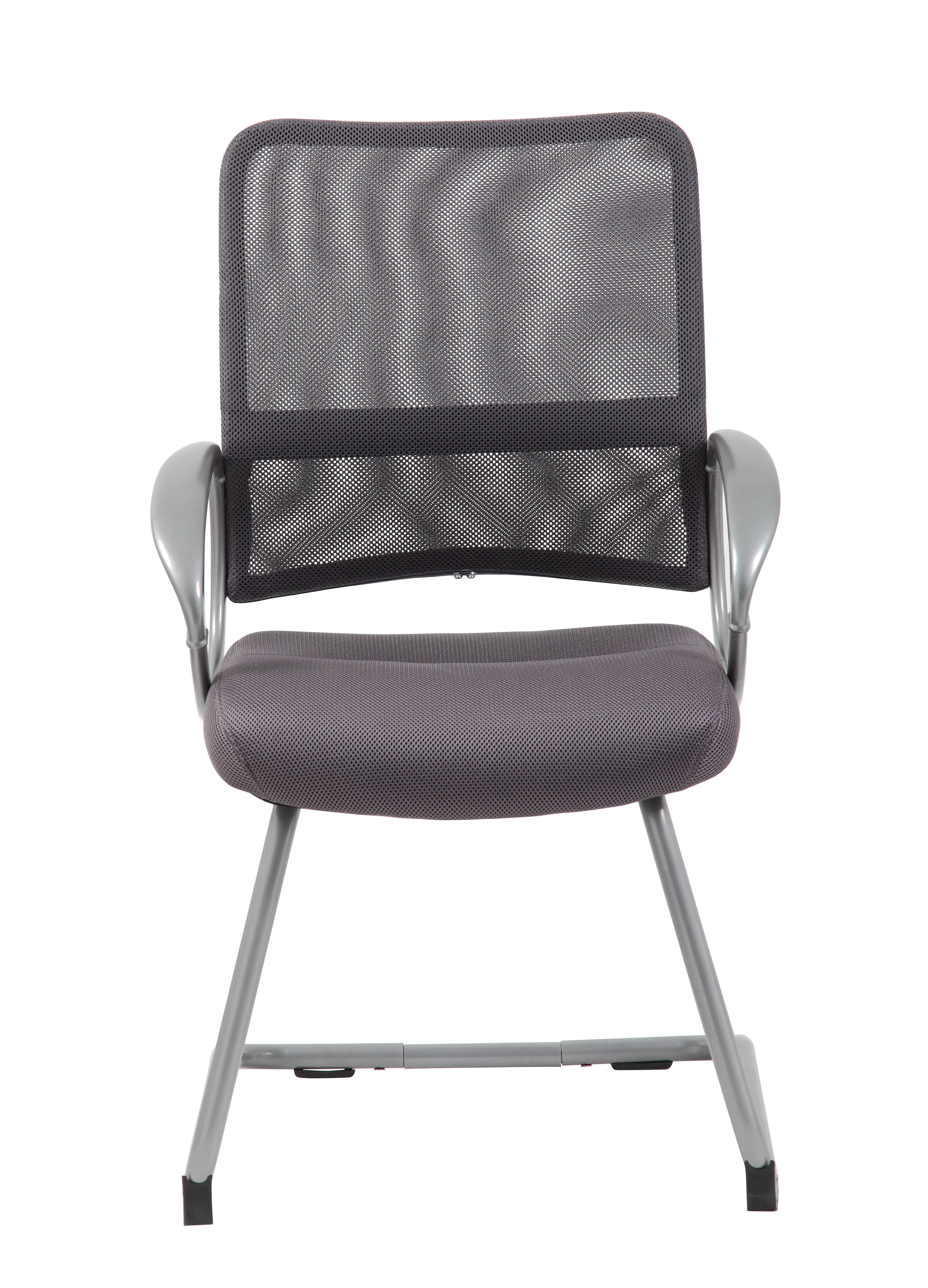 Boss Mesh Back W/ Pewter Finish Guest Chair - Image 4