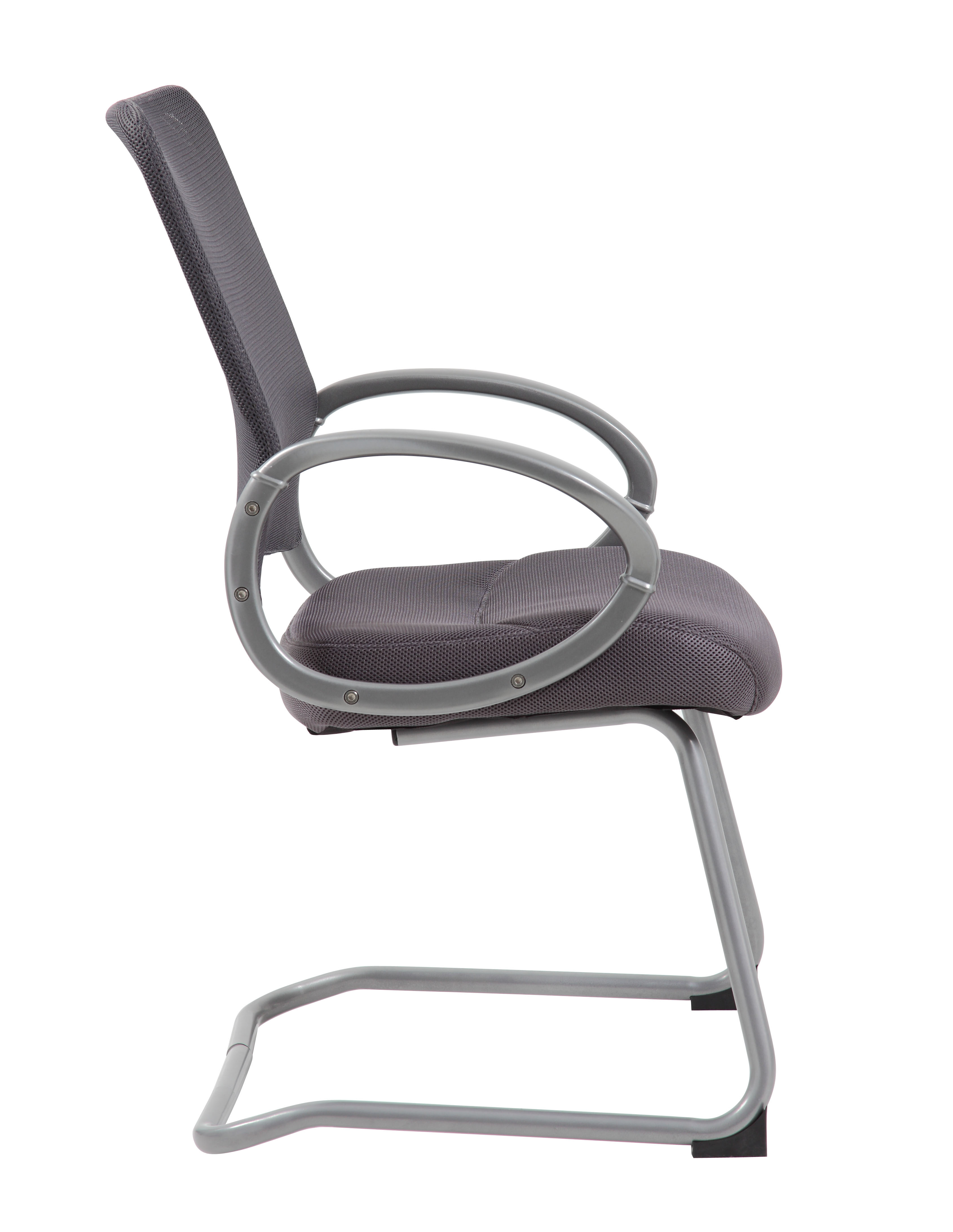 Boss Mesh Back W/ Pewter Finish Guest Chair - Image 5