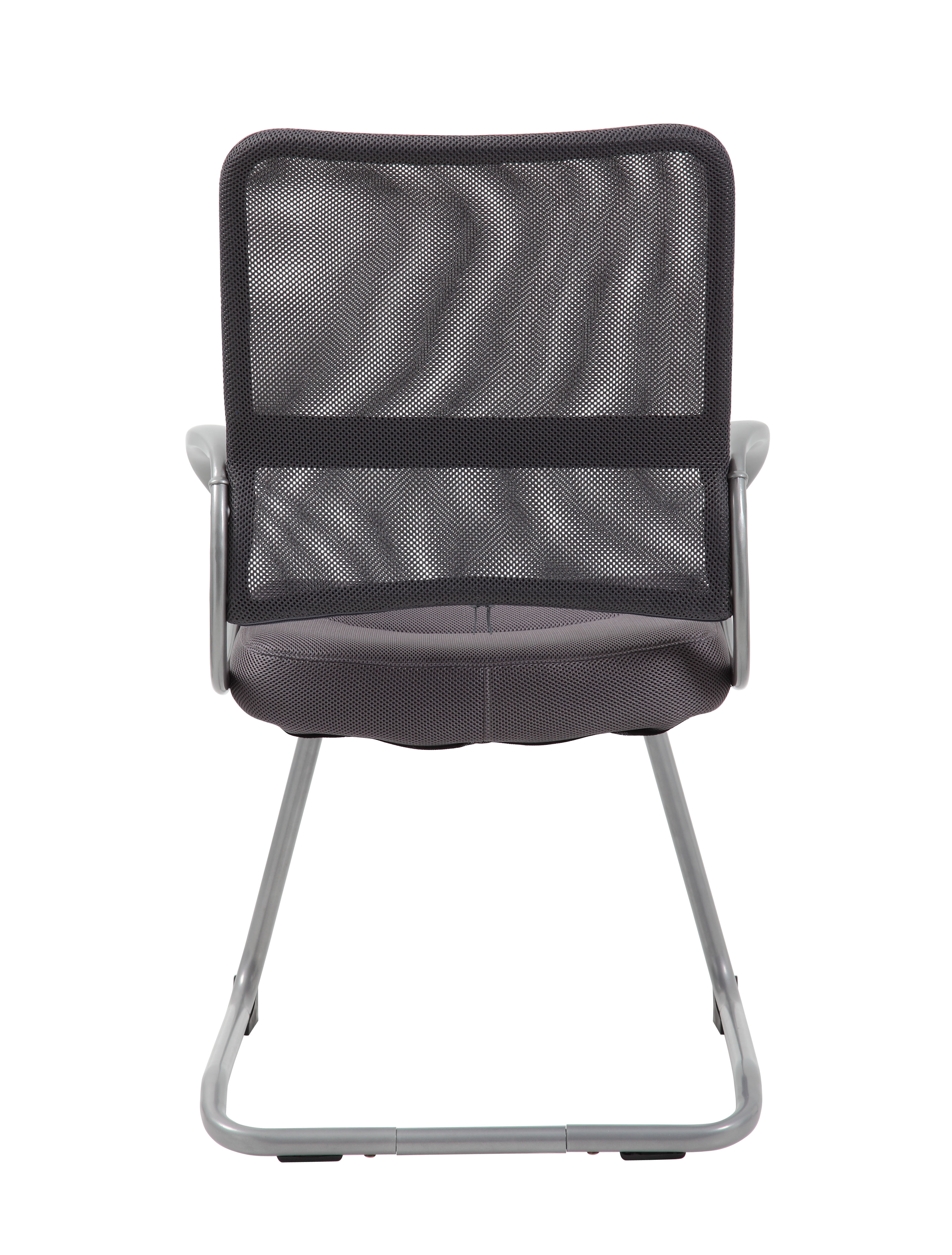 Boss Mesh Back W/ Pewter Finish Guest Chair - Image 6