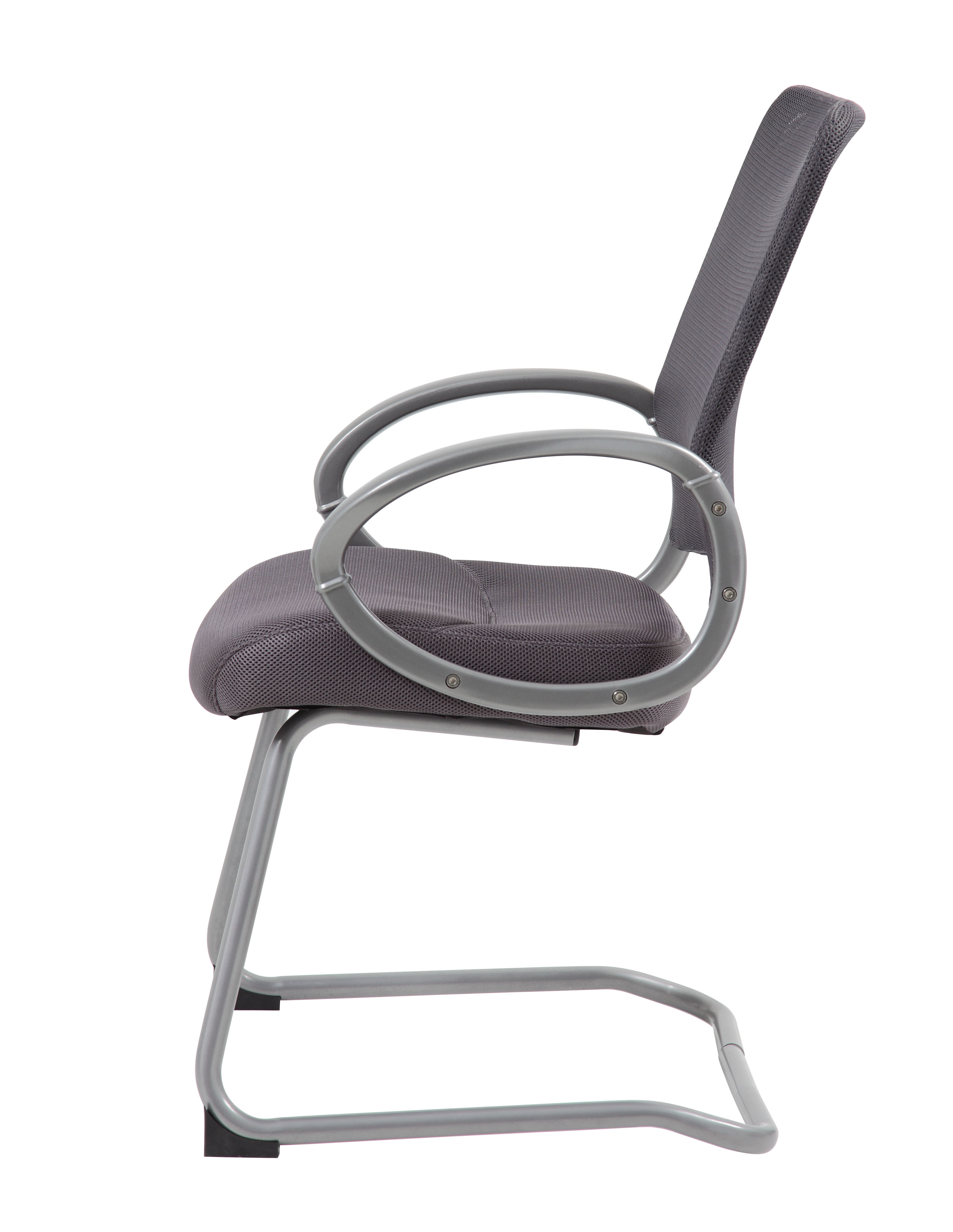 Boss Mesh Back W/ Pewter Finish Guest Chair - Image 7