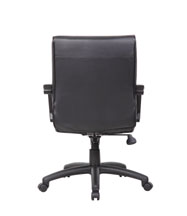 Boss Mid Back Executive Chair In LeatherPlus - Image 4