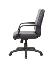 Boss Mid Back Executive Chair In LeatherPlus - Image 6