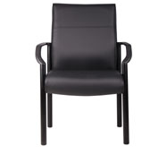Boss Mid Back Guest Chair In LeatherPlus - Image 3