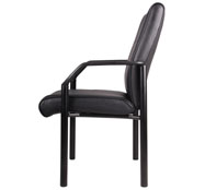Boss Mid Back Guest Chair In LeatherPlus - Image 4
