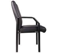 Boss Mid Back Guest Chair In LeatherPlus - Image 5