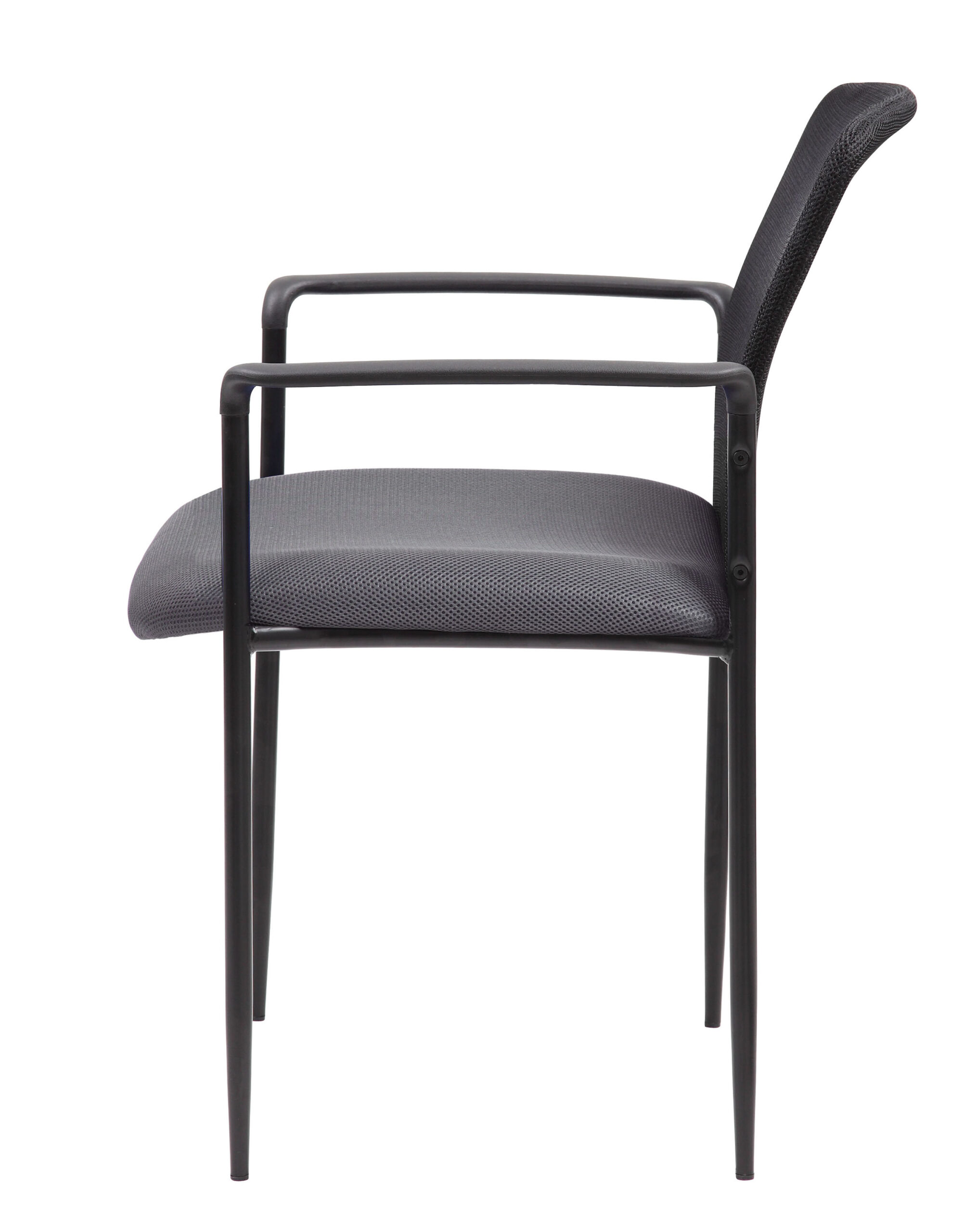Boss Stackable Mesh Guest Chair, grey - Image 4