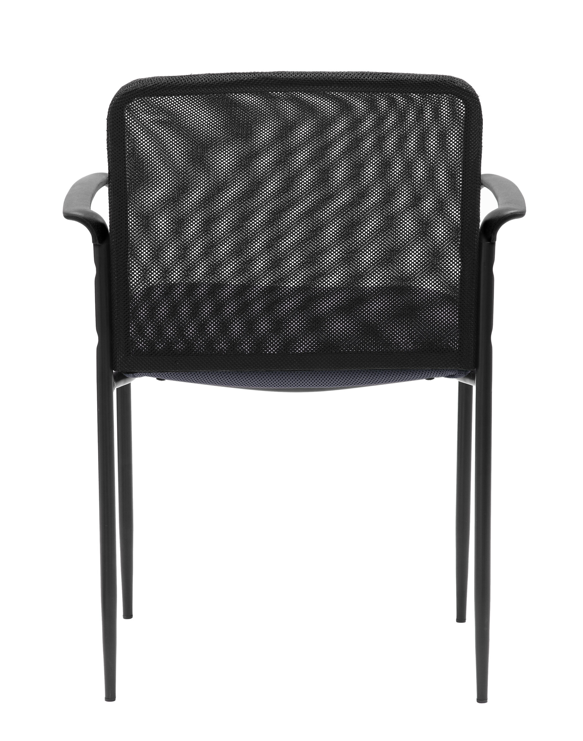 Boss Stackable Mesh Guest Chair, grey - Image 8