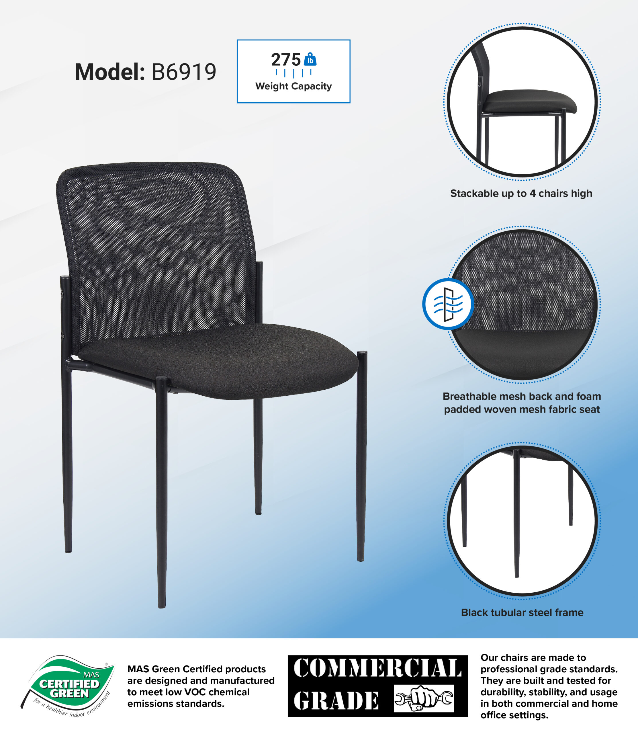 Boss Mesh Guest Chair - Image 7