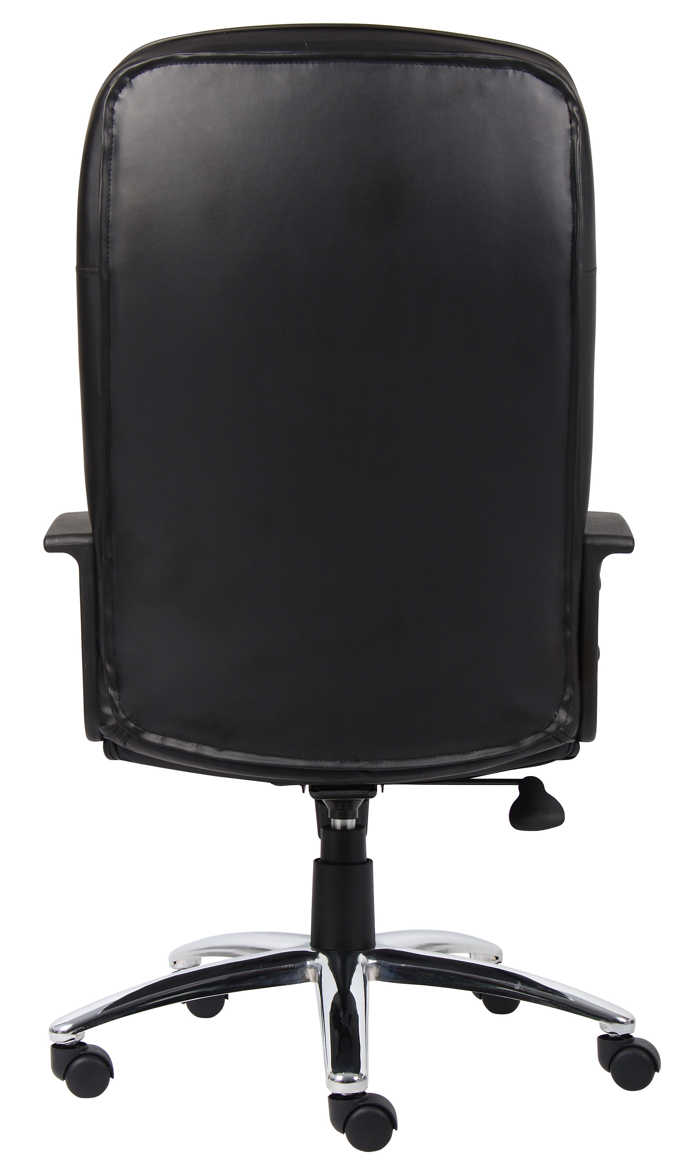 Boss High Back LeatherPlus Chair W/ Chrome Base - Image 3