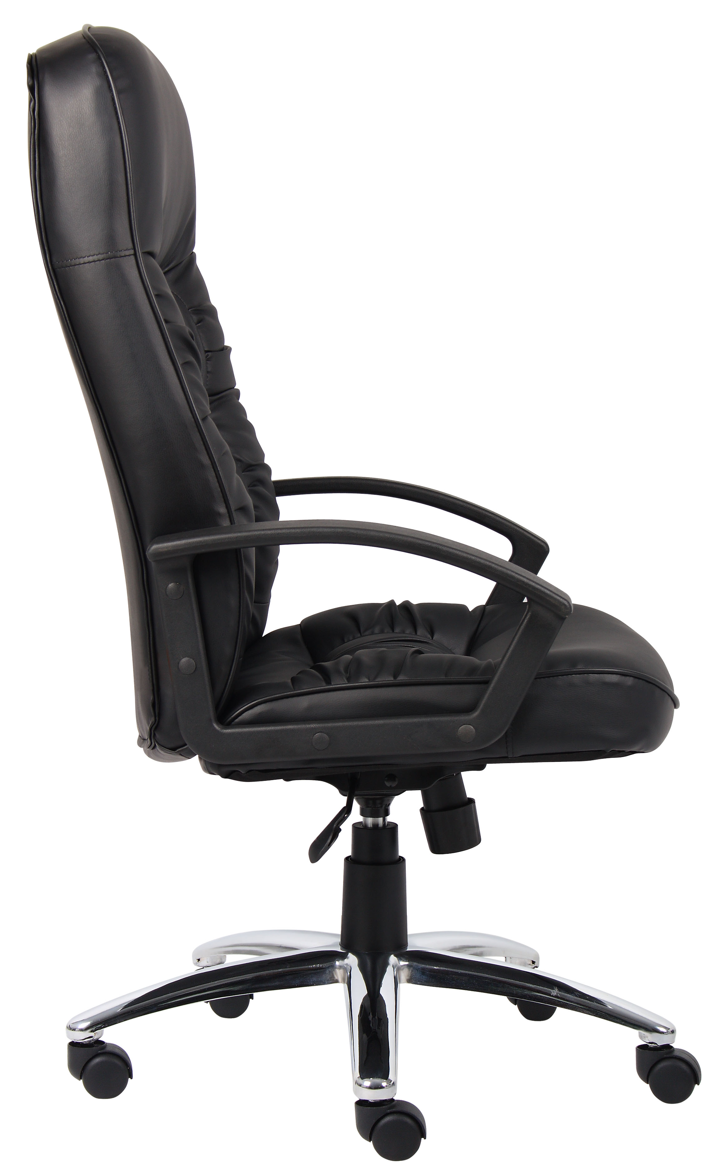 Boss High Back LeatherPlus Chair W/ Chrome Base - Image 6