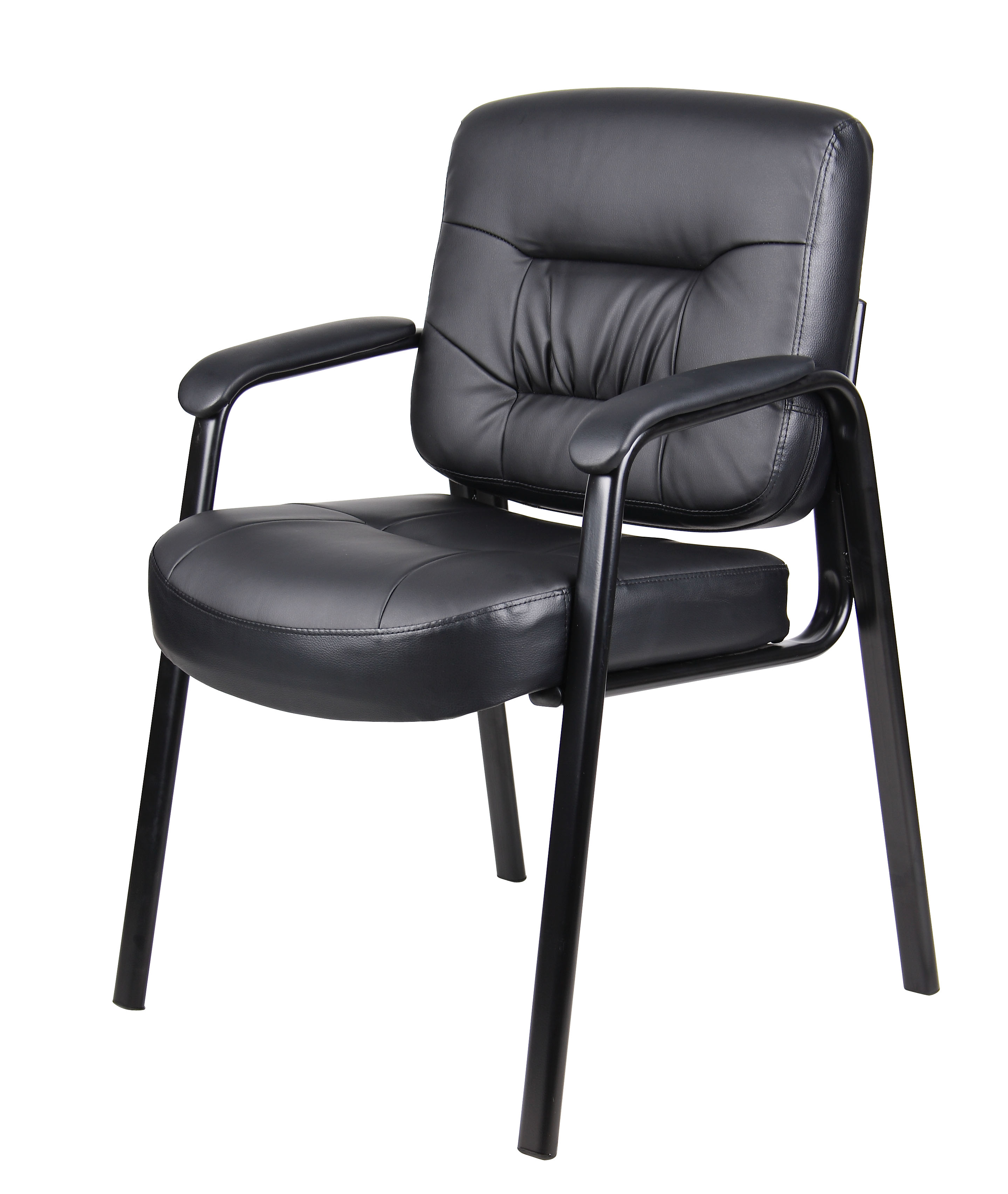 Boss Executive Mid Back LeatherPlus Guest Chair - Image 6