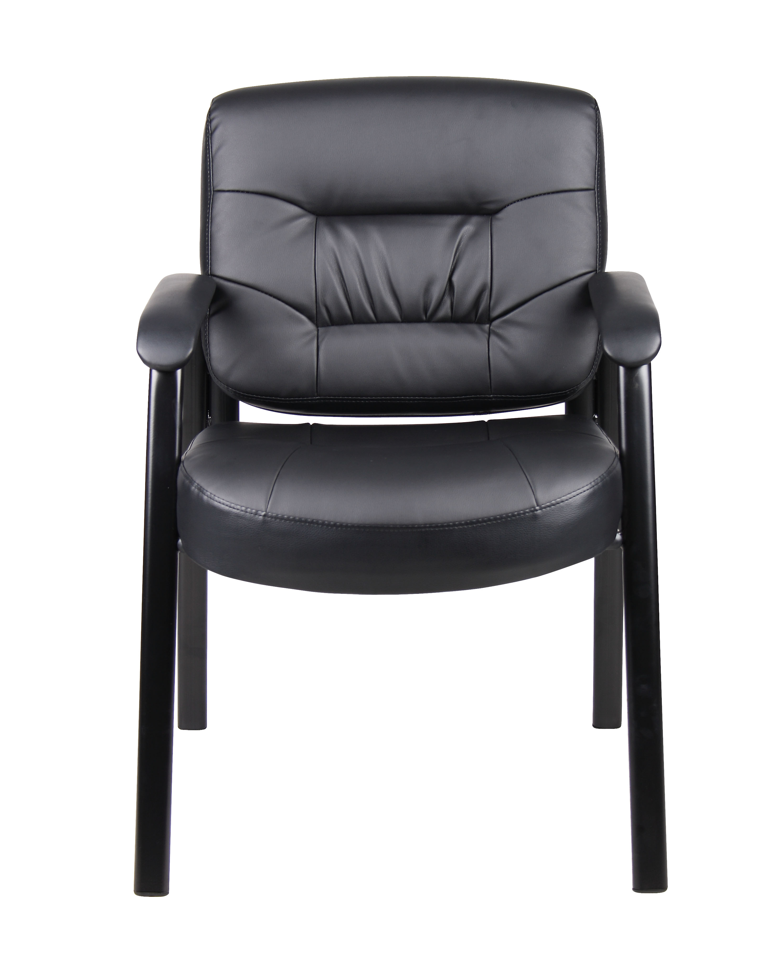 Boss Executive Mid Back LeatherPlus Guest Chair - Image 2