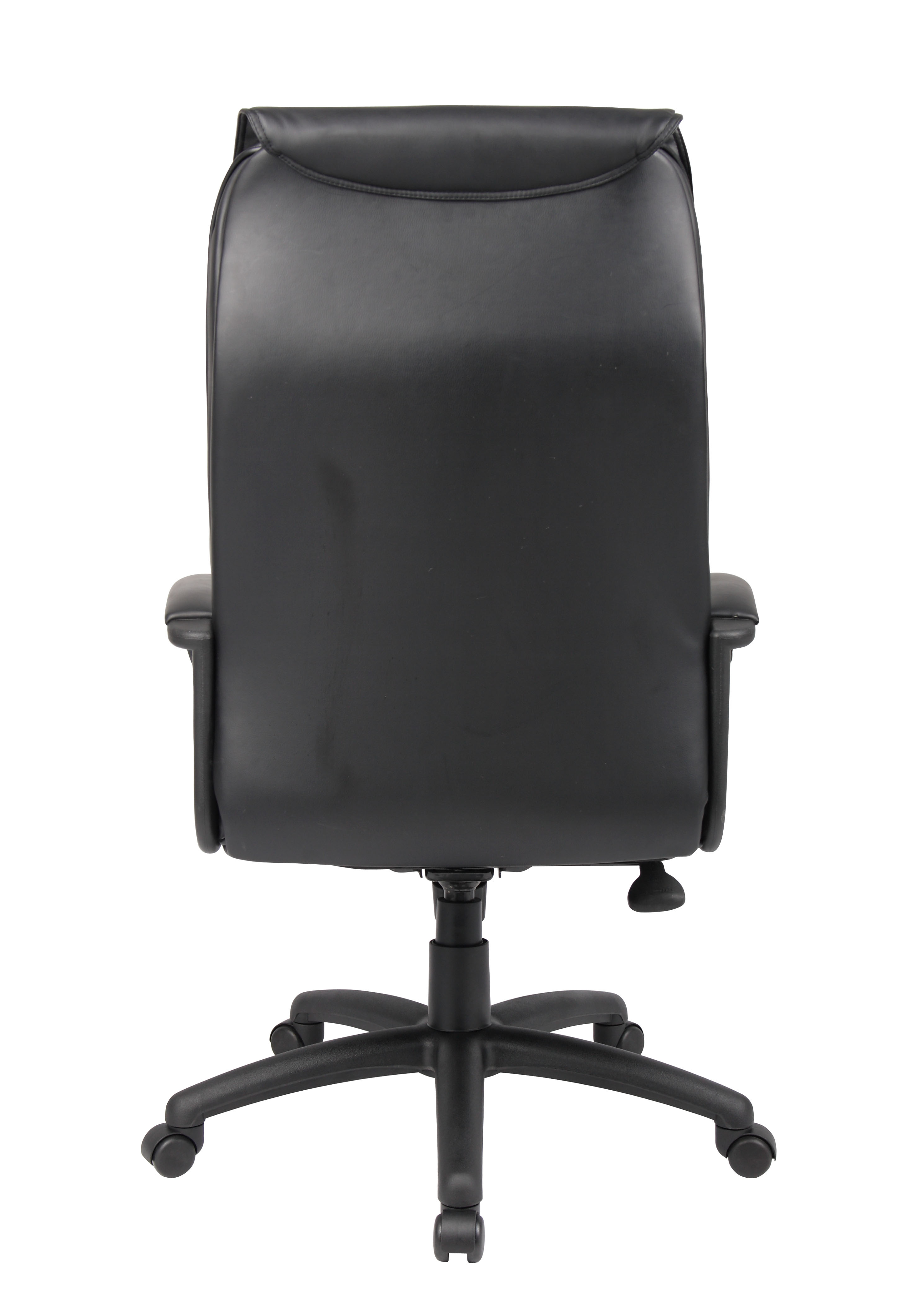 Boss Executive Leather Plus Chair W/Padded Arm - Image 7