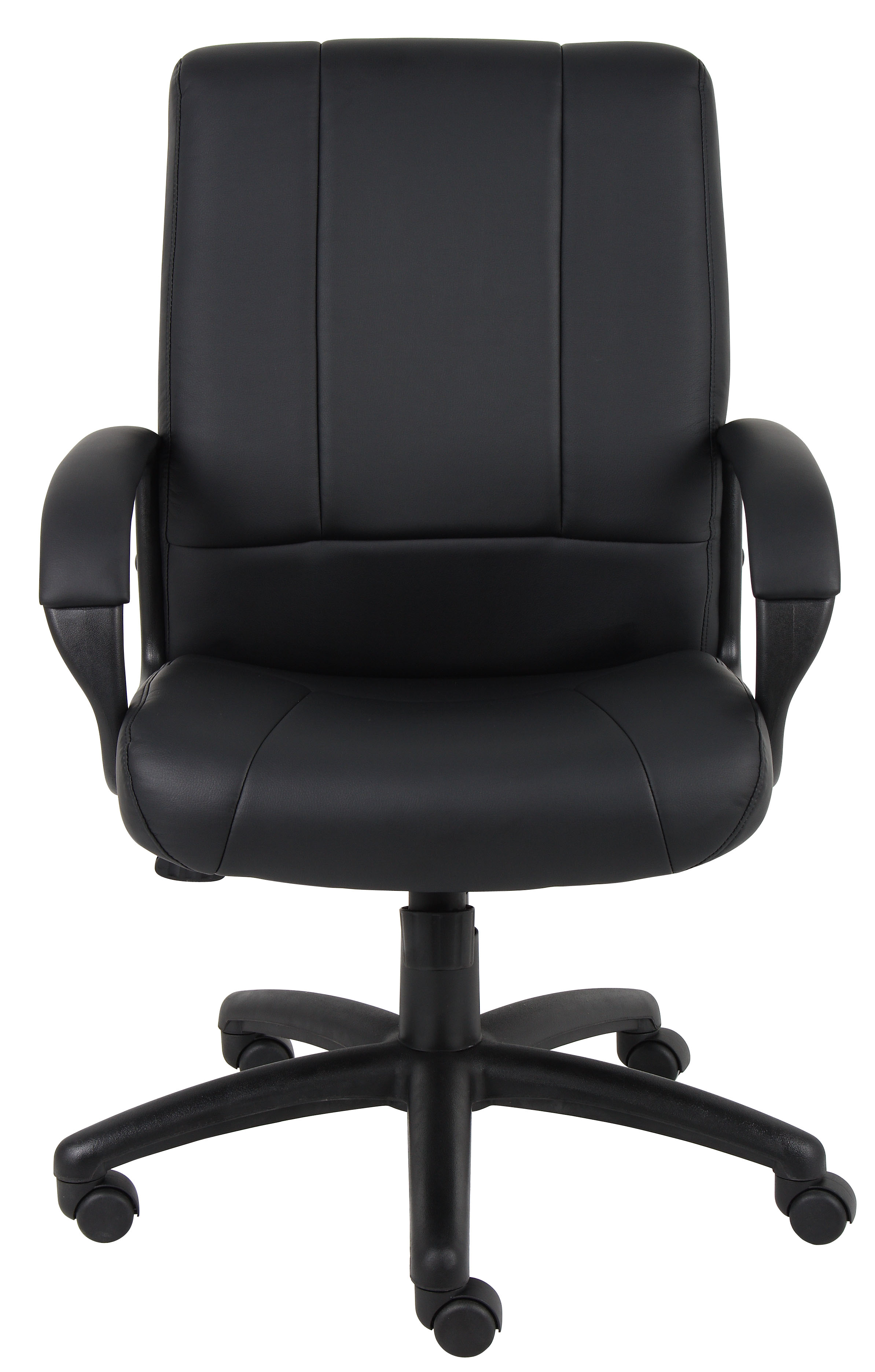 Boss Caressoftplus Vinyl Executive Mid Back Chair - Image 4