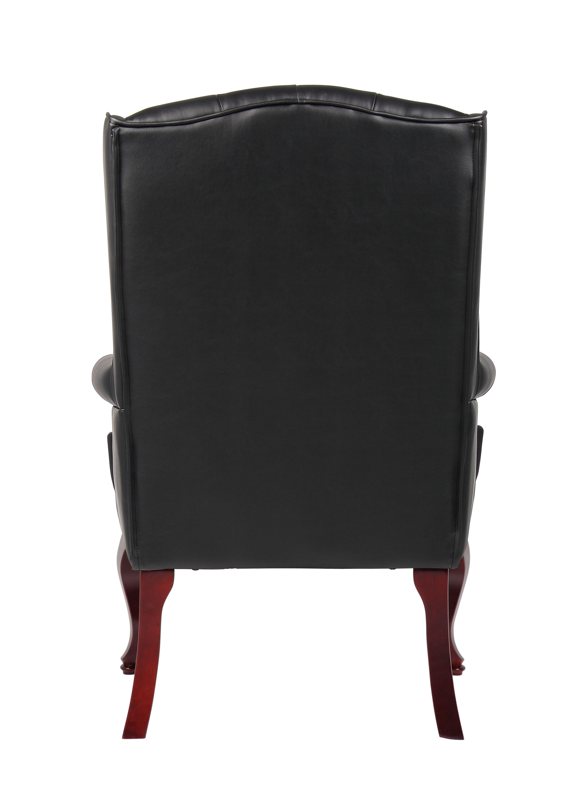 Boss Wingback Traditional Guest Chair In Black - Image 6