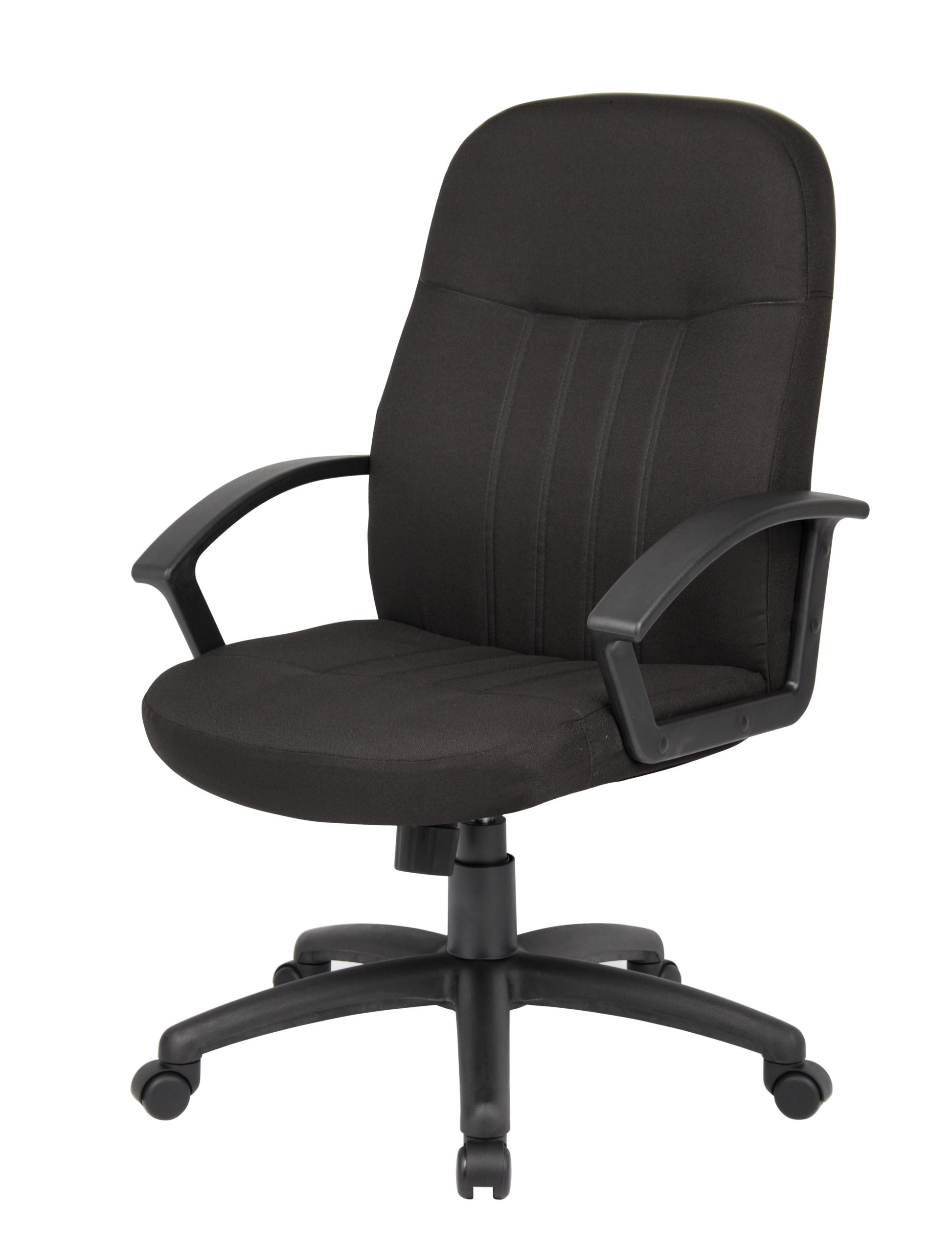 Boss Mid Back Fabric Managers Chair In Black - Image 6
