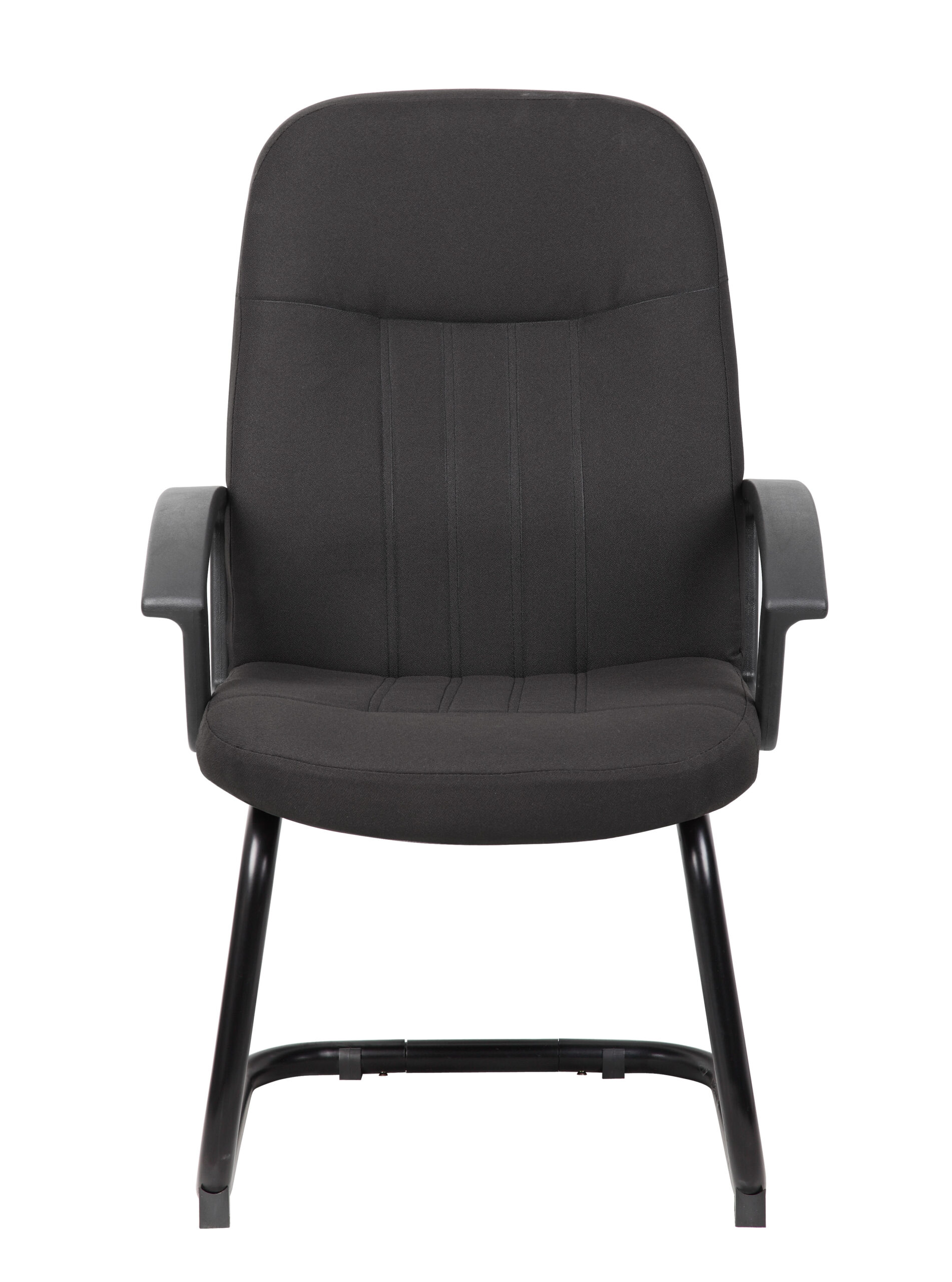 Boss Mid Back Fabric Guest Chair In Black - Image 4