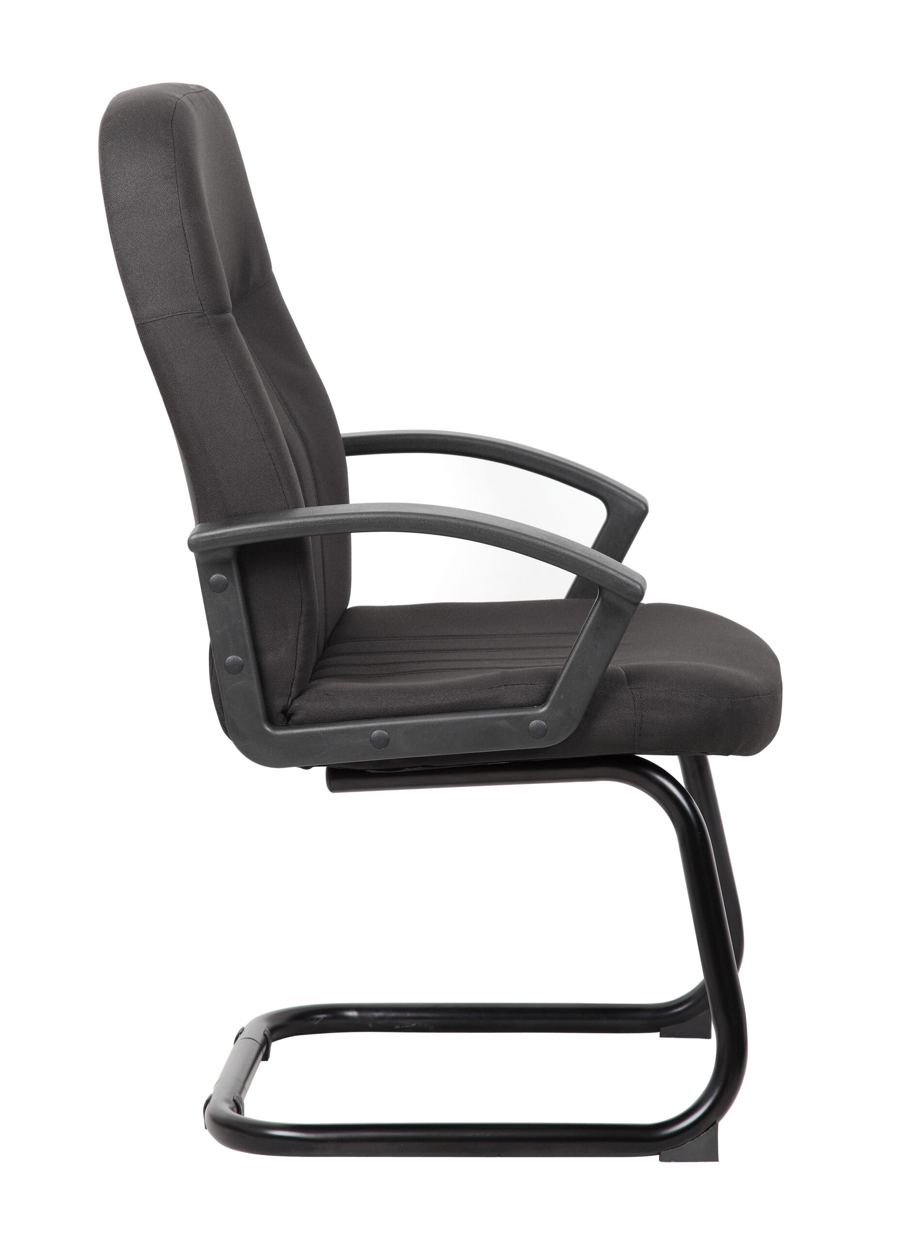 Boss Mid Back Fabric Guest Chair In Black - Image 5