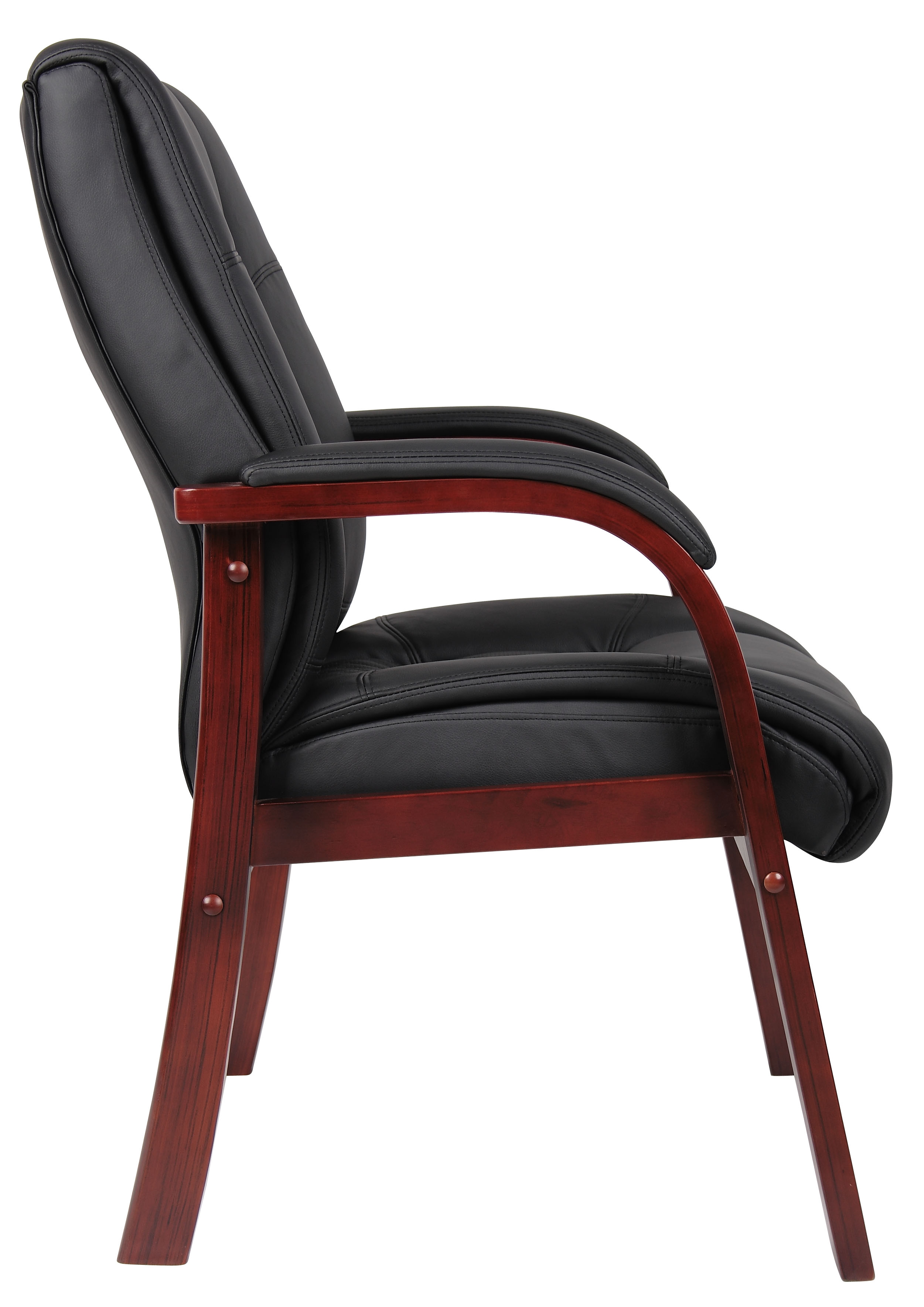 Boss Mid Back Wood Finished guest, accent or dining chair - Image 2