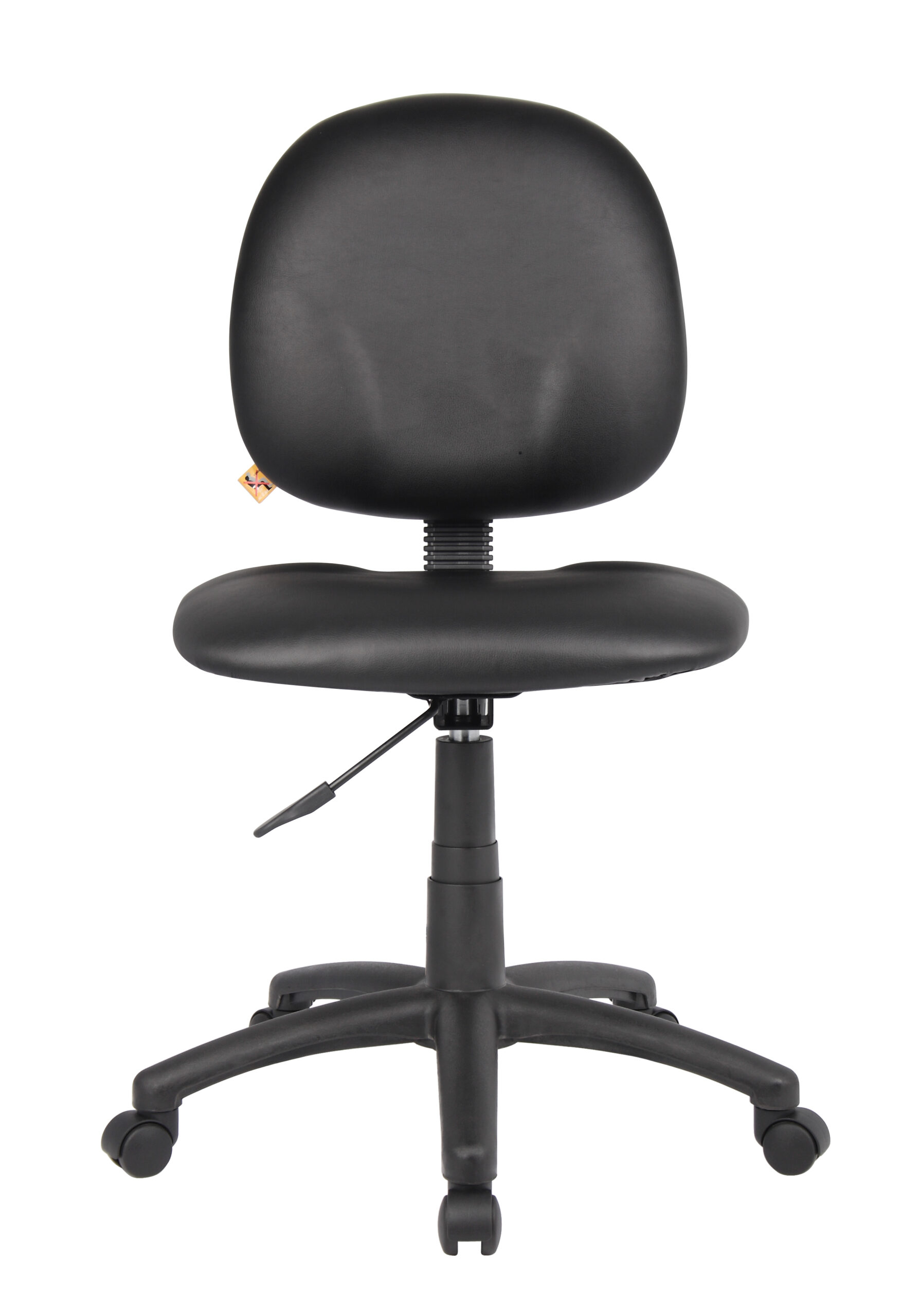 Boss Diamond Task Chair In Black Antimicrobial Vinyl - Image 5