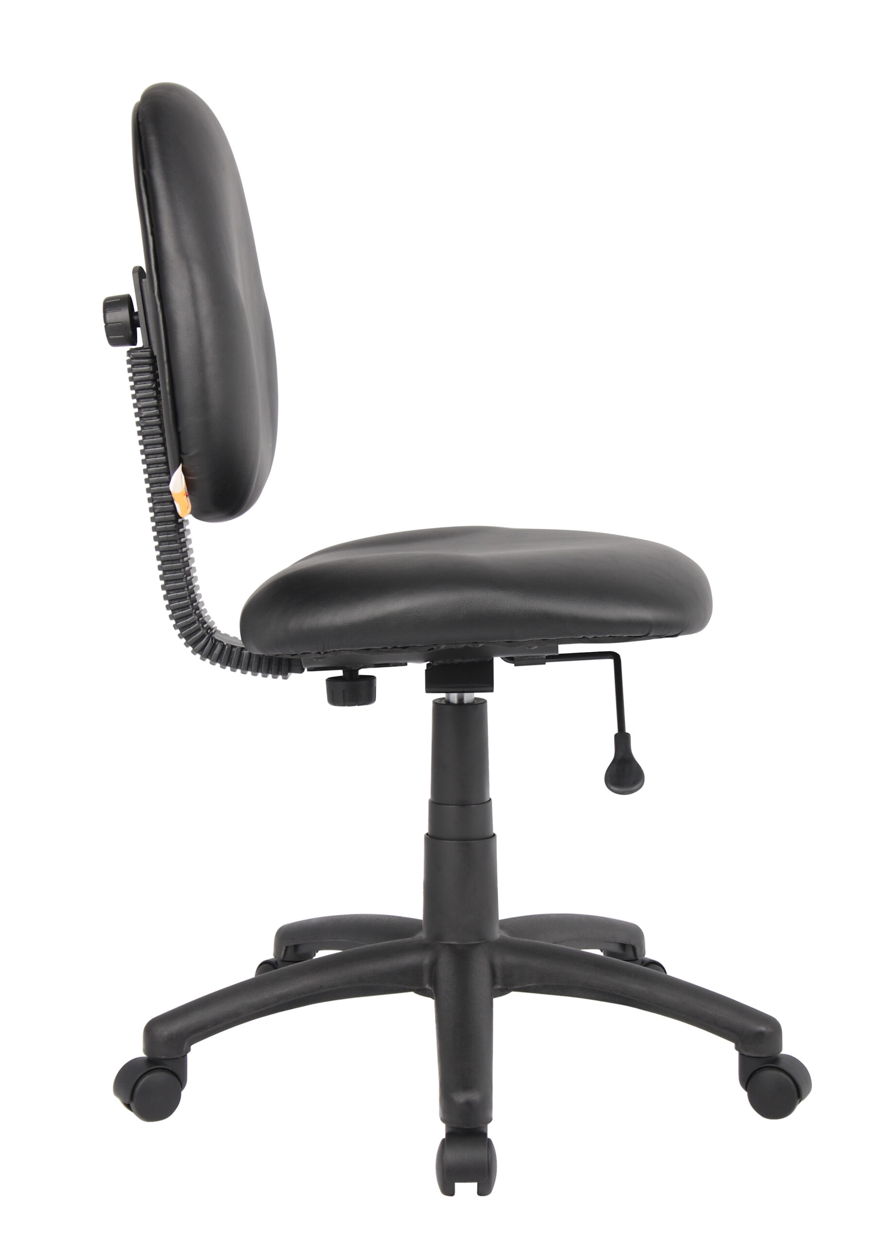 Boss Diamond Task Chair In Black Antimicrobial Vinyl - Image 6