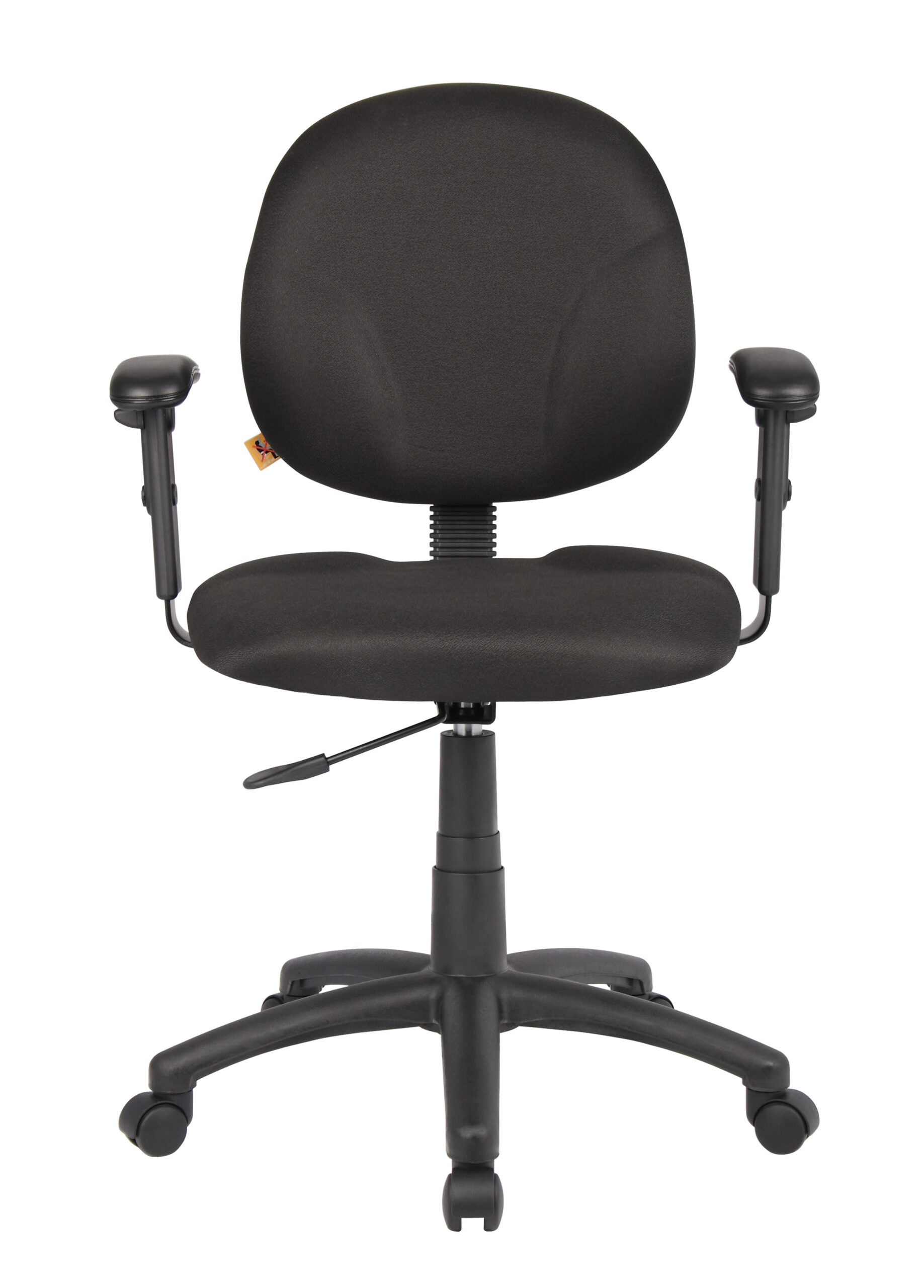 Boss Diamond Task Chair In Black W/ Adjustable Arms - Image 5
