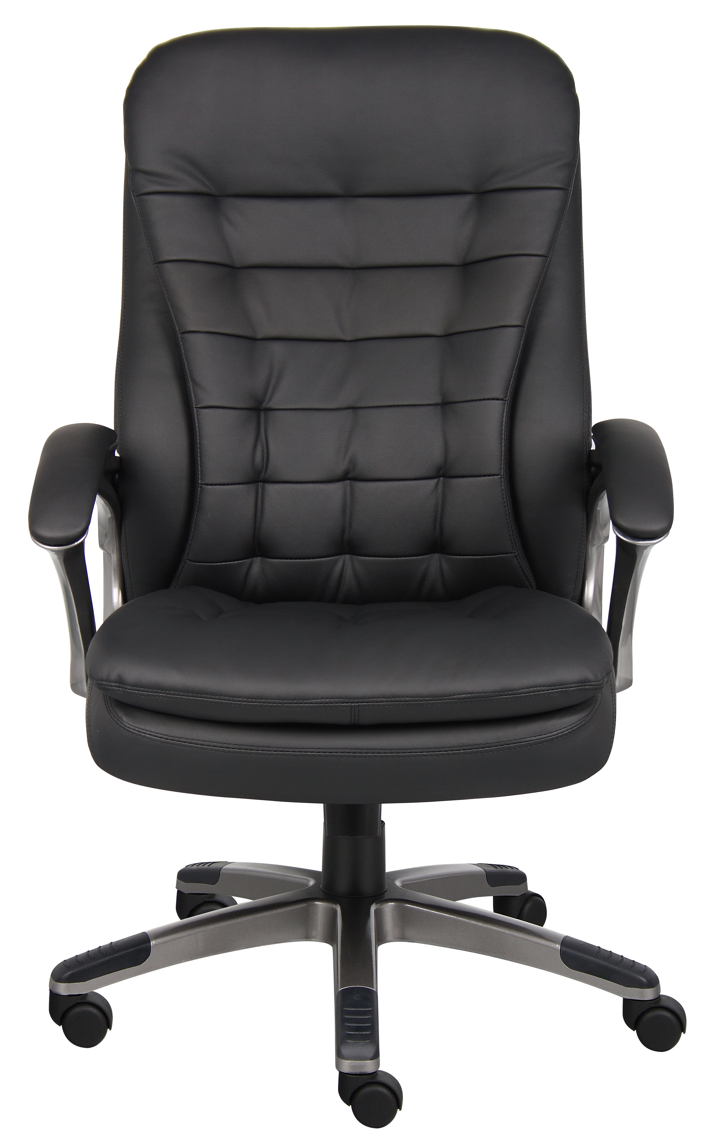 Boss High Back Executive Chair With Pewter Finished Base/Arms - Image 5